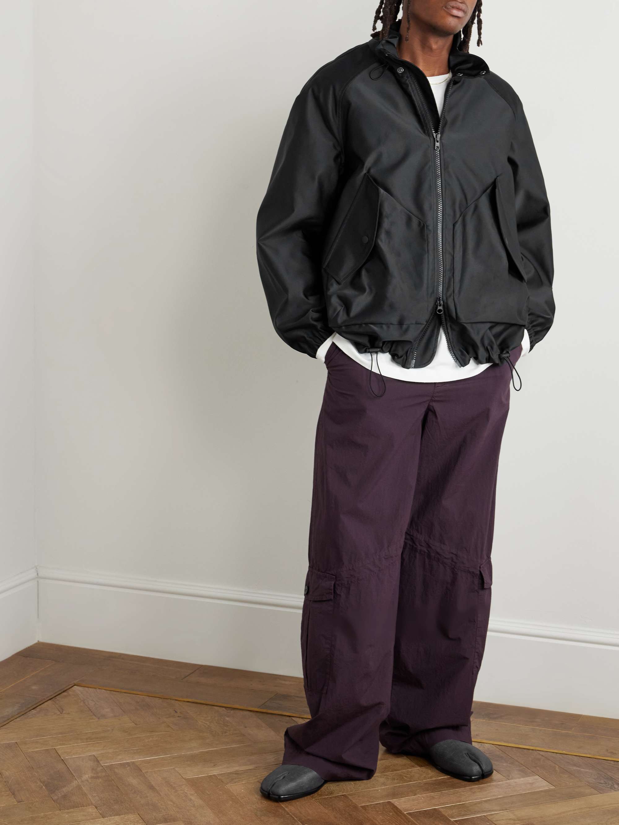 Duchess Satin Harrington Jacket view