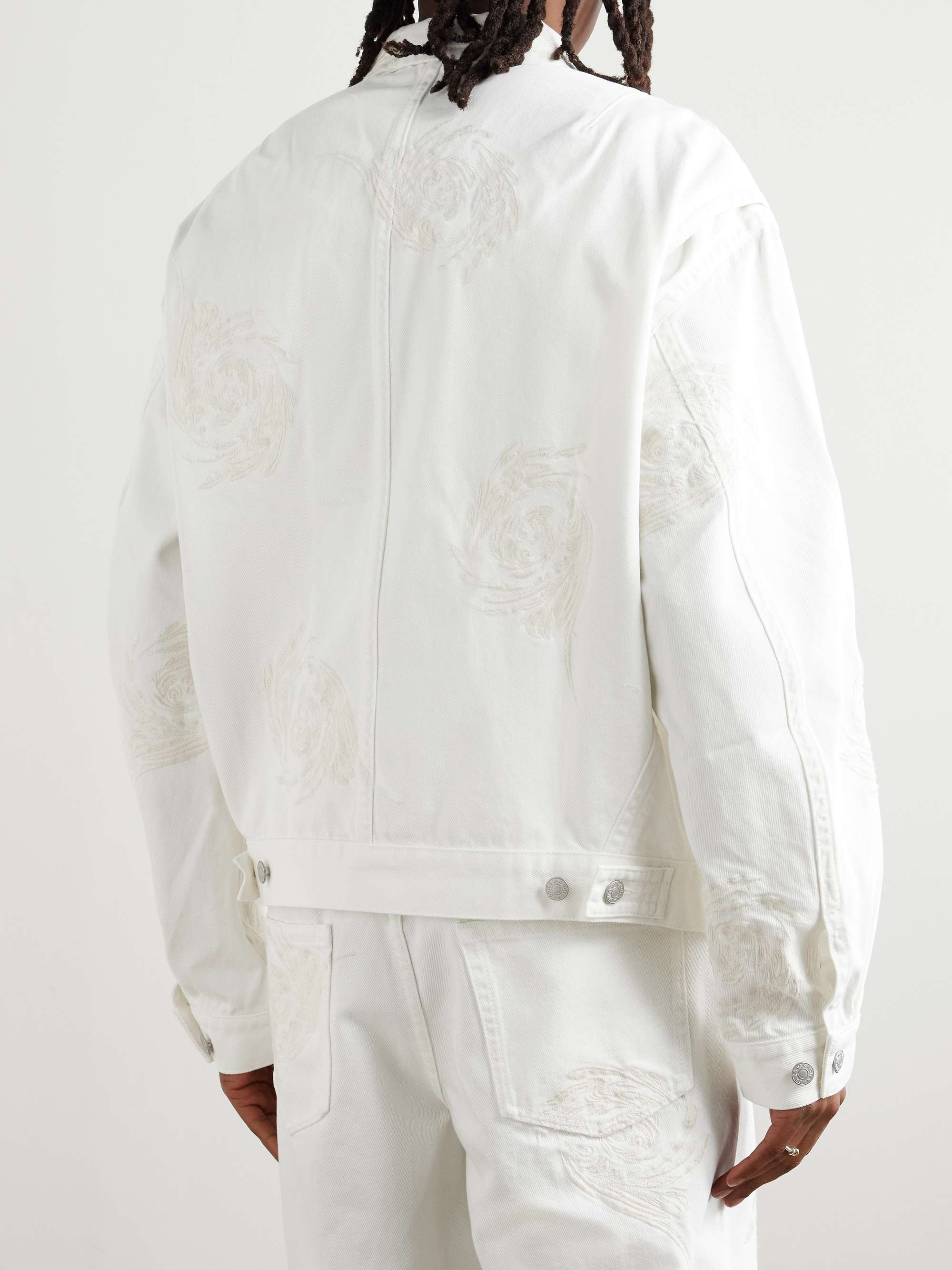 Embroidered Denim Jacket view