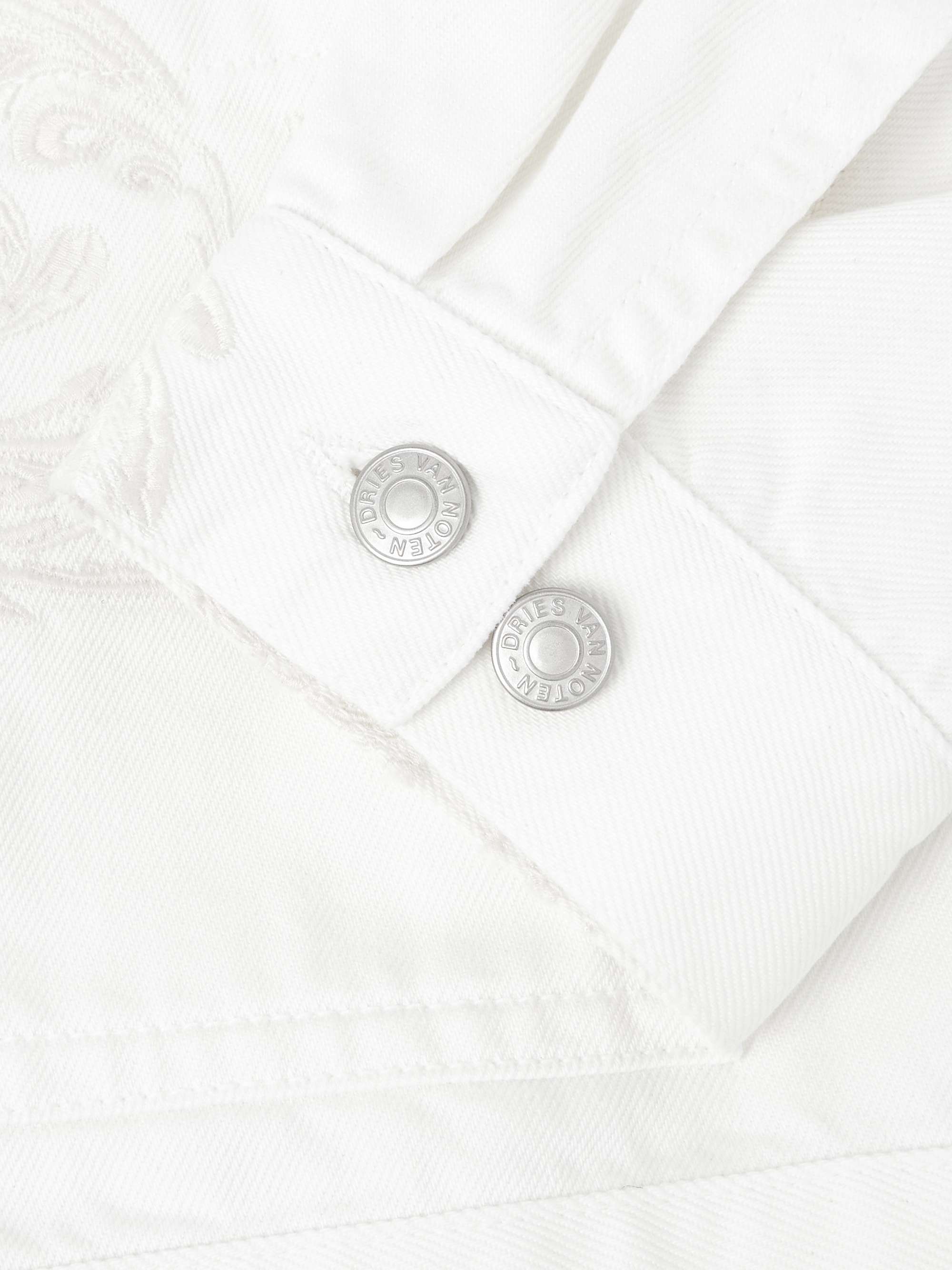Embroidered Denim Jacket view