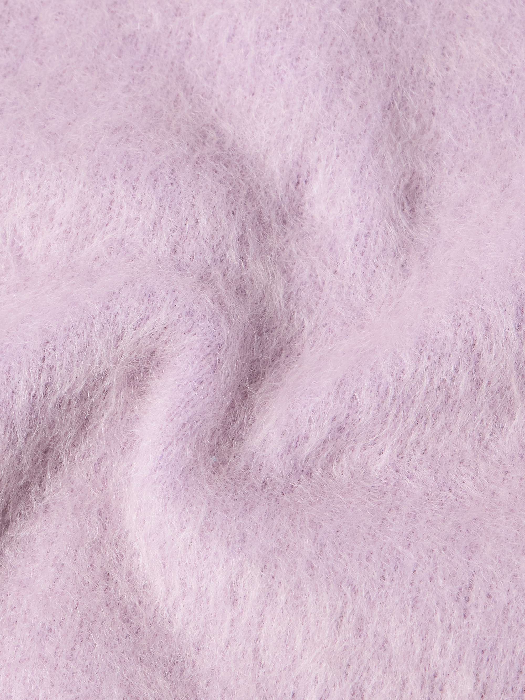 Slim-Fit Mohair-Blend Sweater view