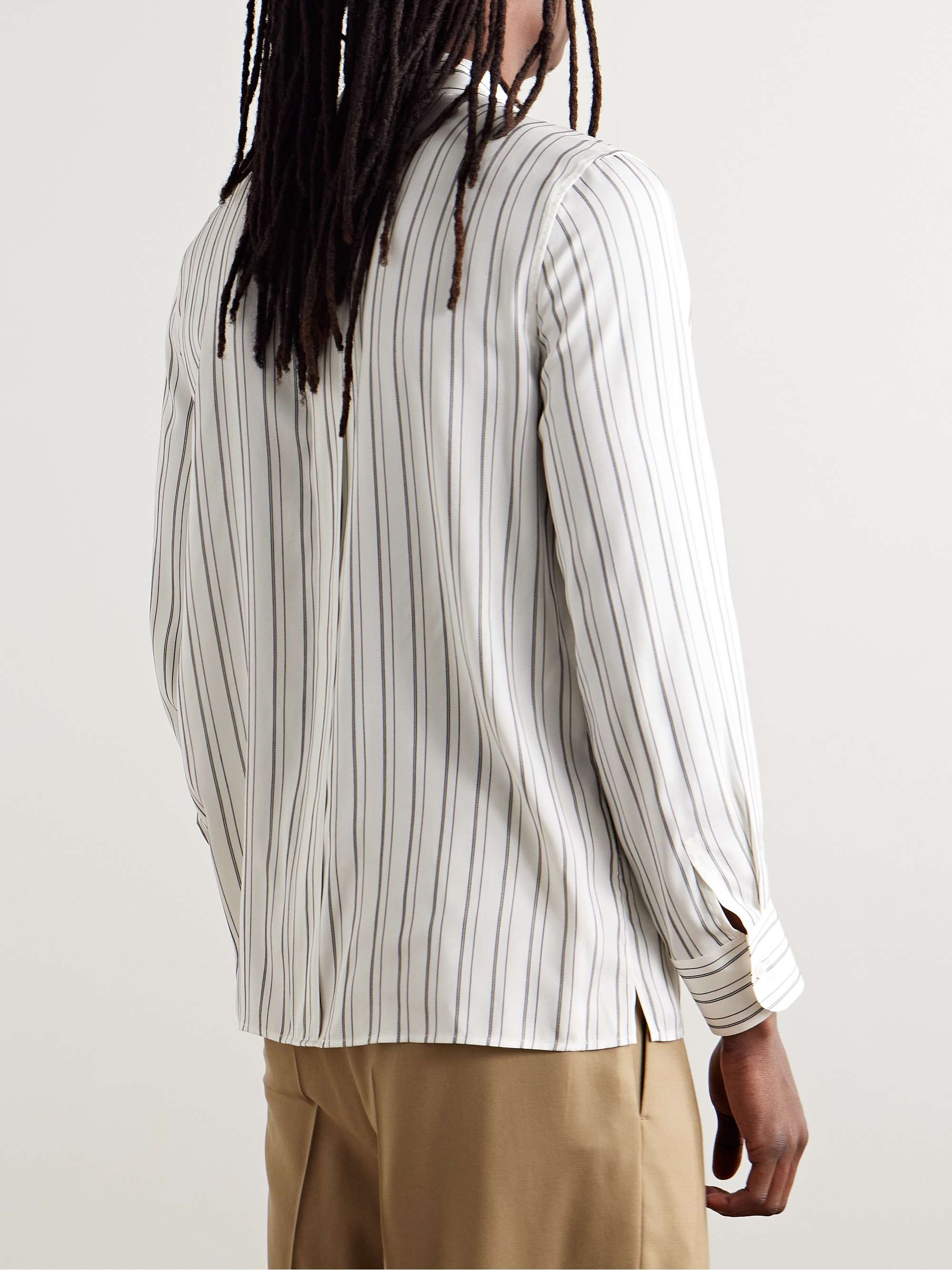 Striped Silk Shirt view