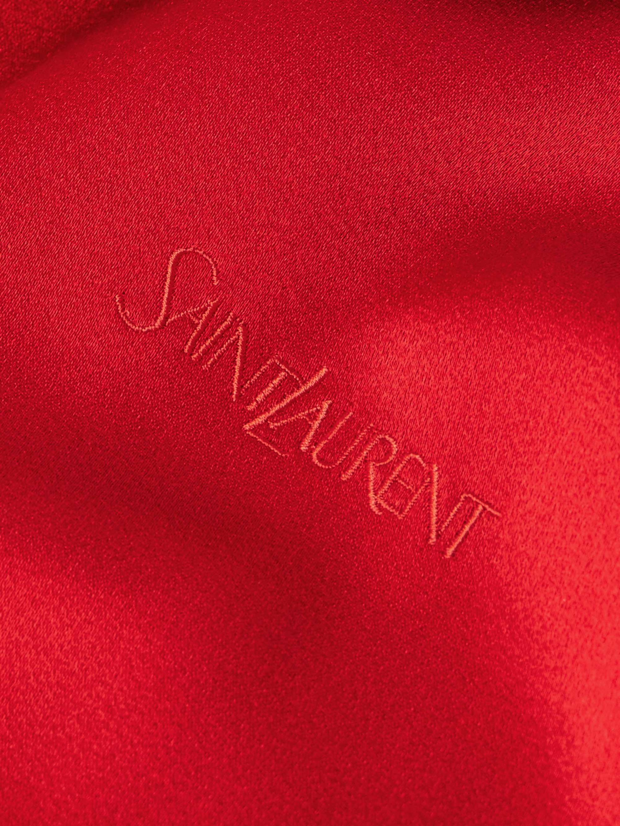 Striped Satin Track Jacket view