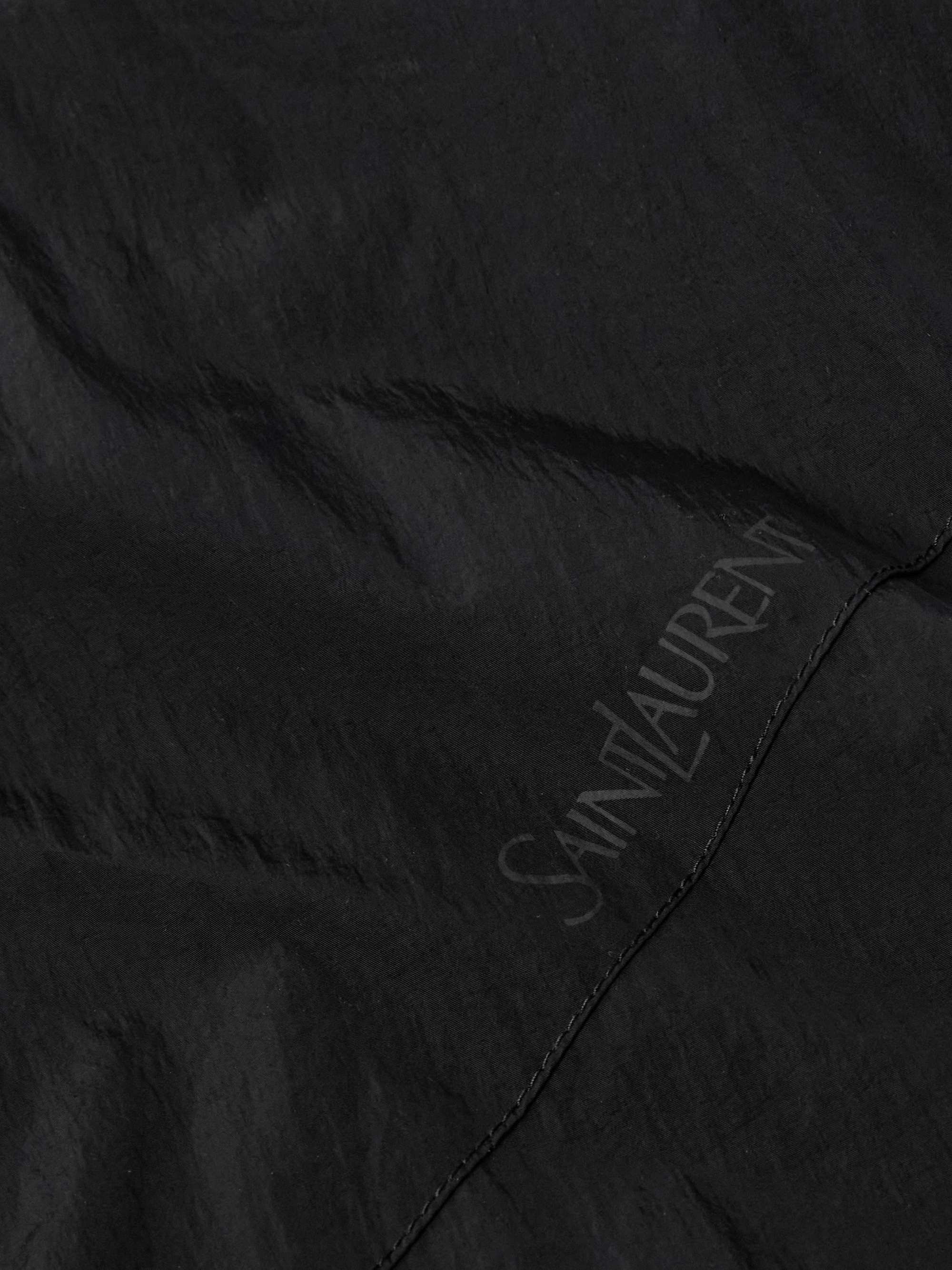 Logo-Embroidered Shell Bomber Jacket view