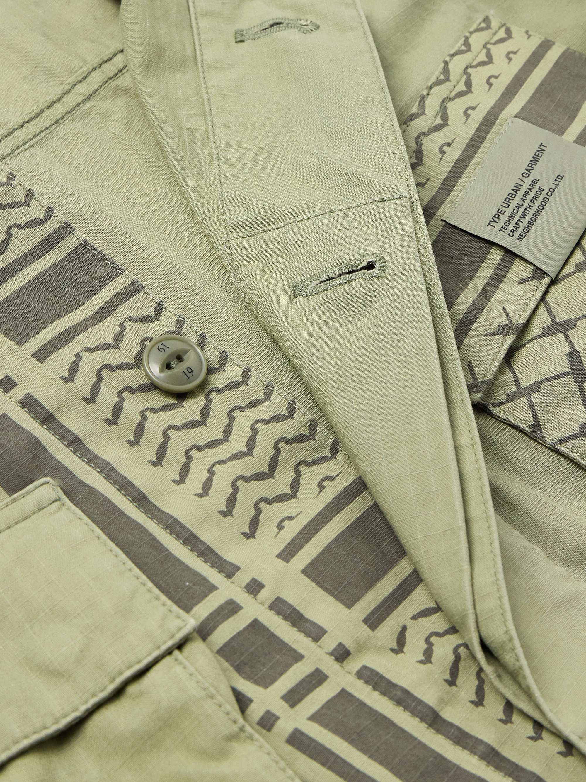 Shemagh Fatigue Printed Cotton-Ripstop Jacket view
