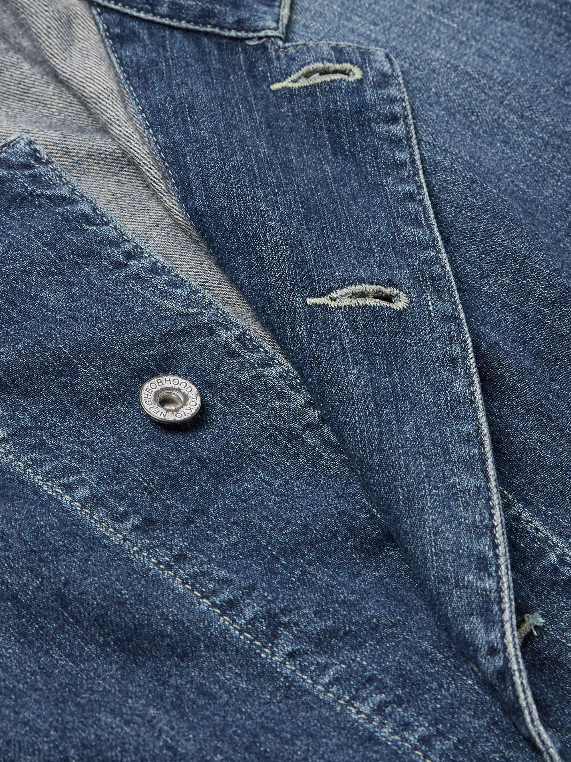 Logo-Appliquéd Denim Overshirt view