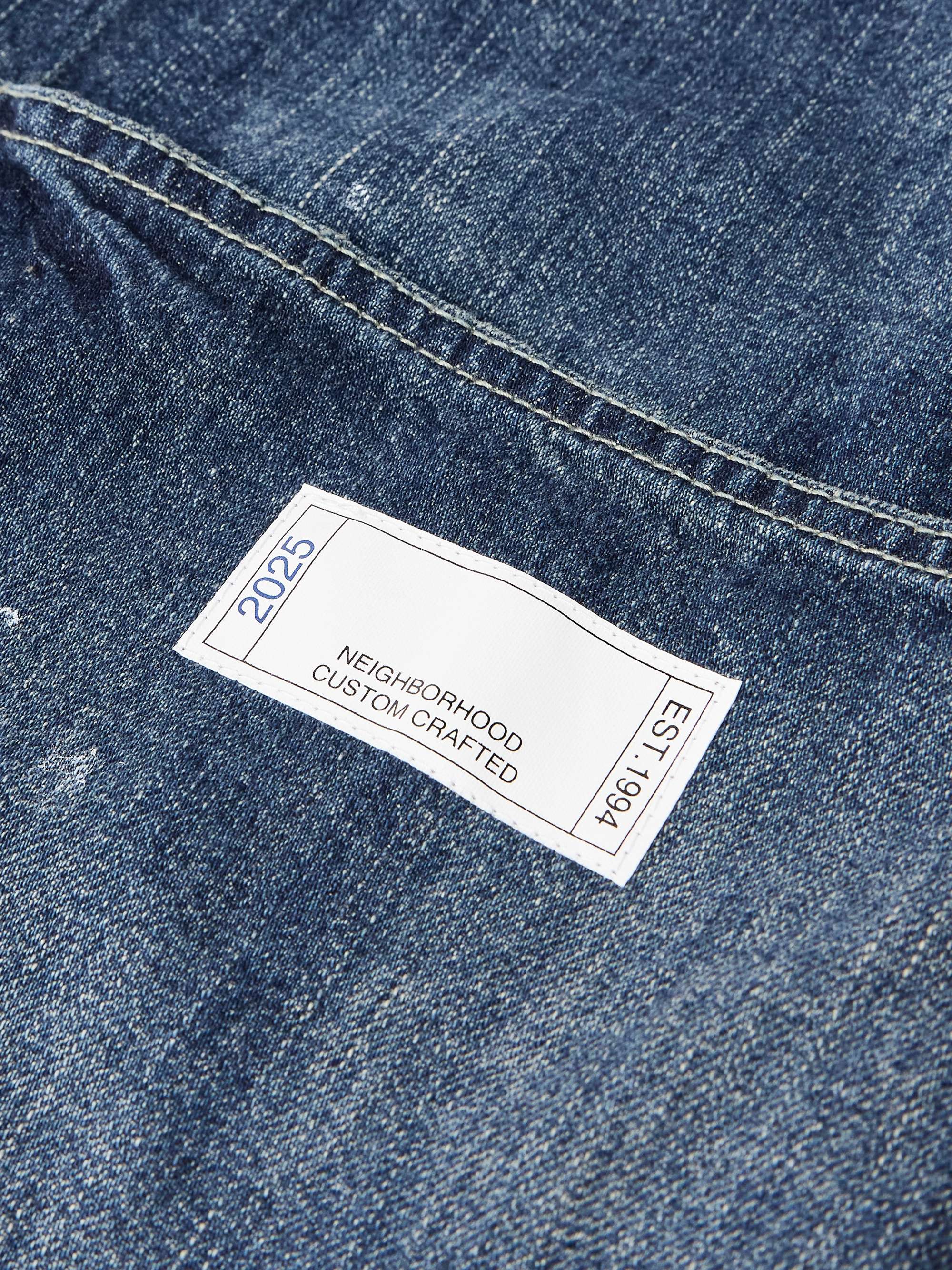 Logo-Appliquéd Denim Overshirt view