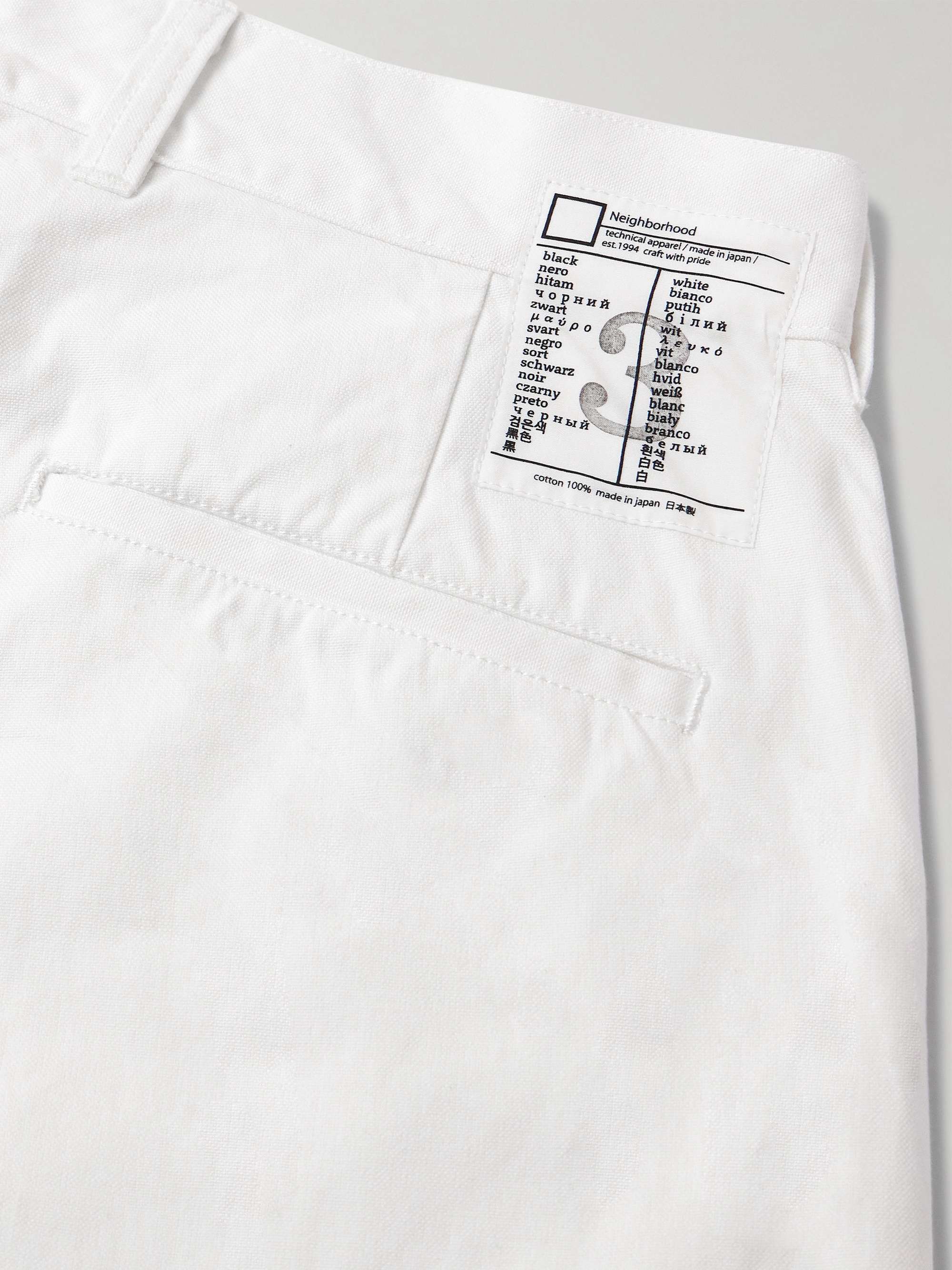 BW Straight-Leg Cotton-Canvas Trousers view
