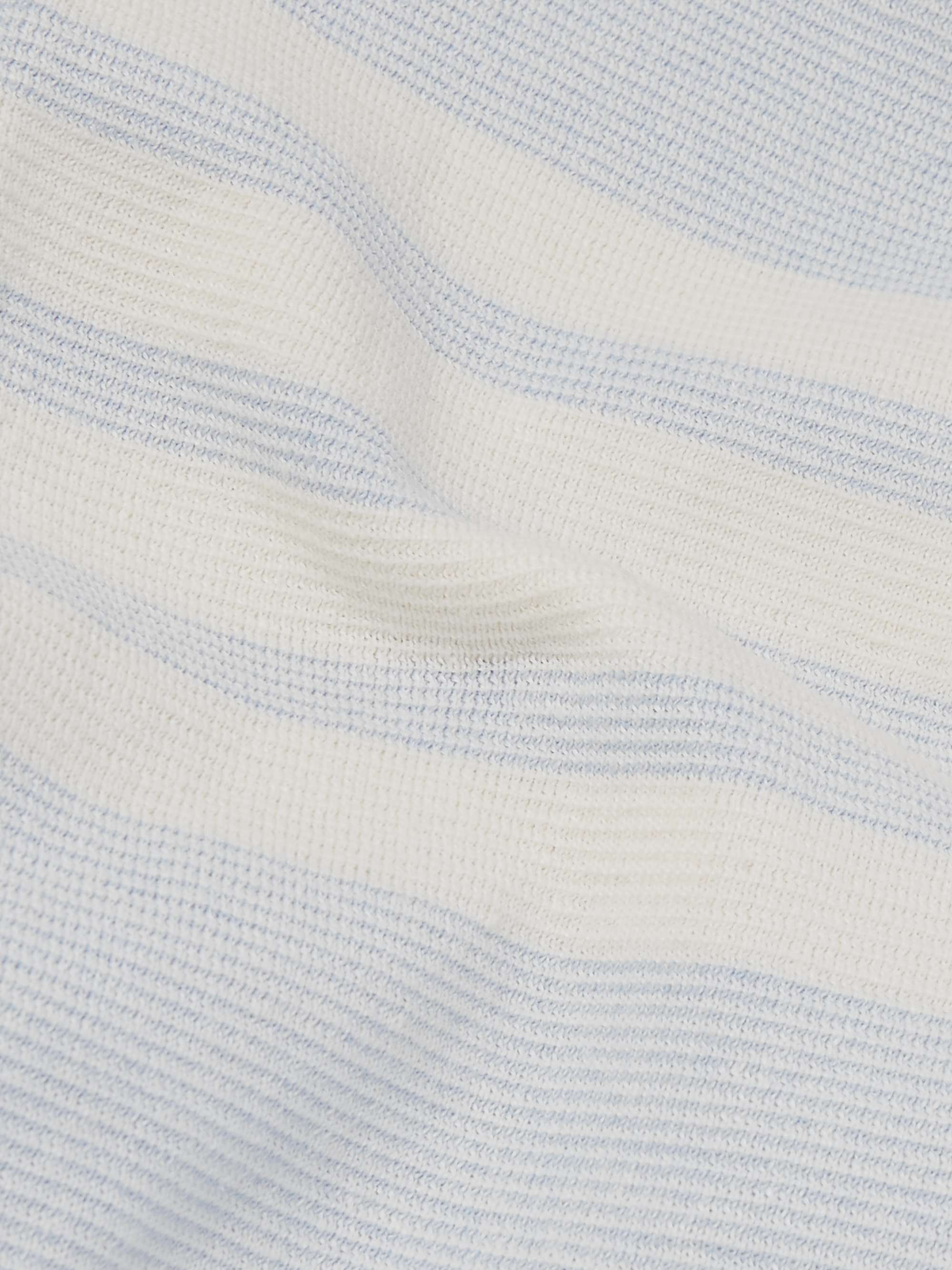 Striped Linen and Cotton-Blend Sweater view