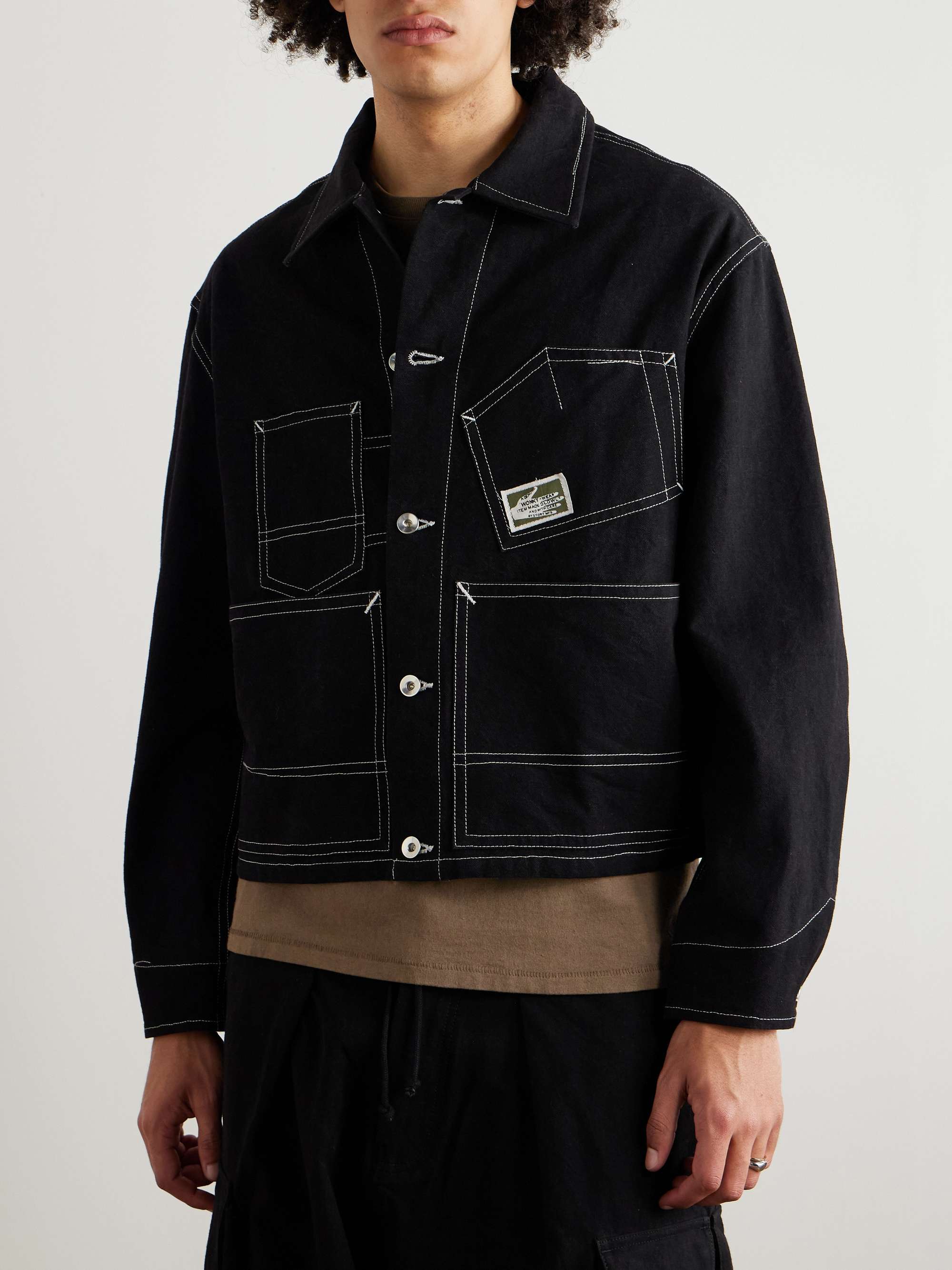Wonky-Wear Station Organic Cotton-Canvas Jacket view
