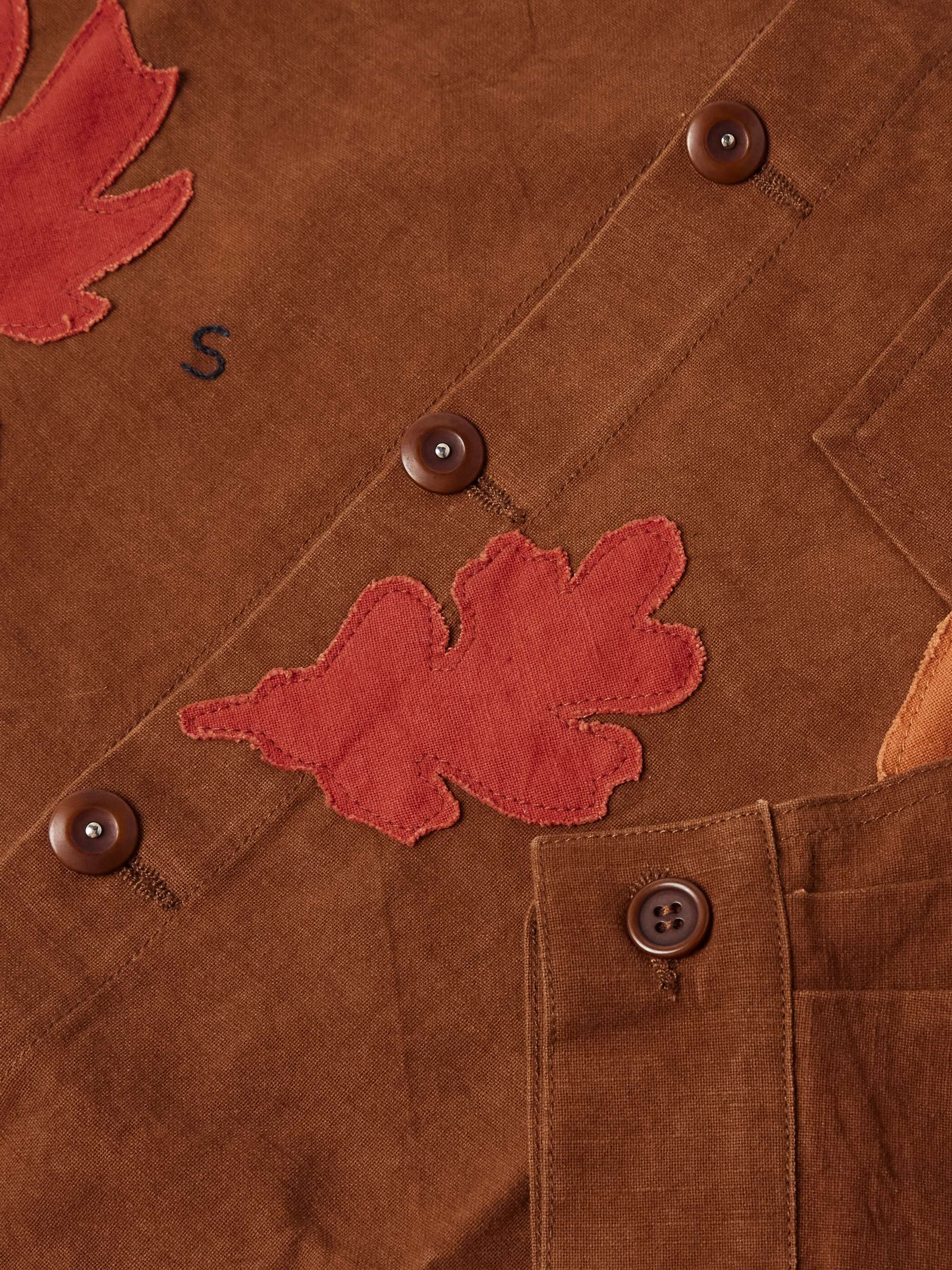 Second Autumn Appliquéd Organic Cotton Jacket view