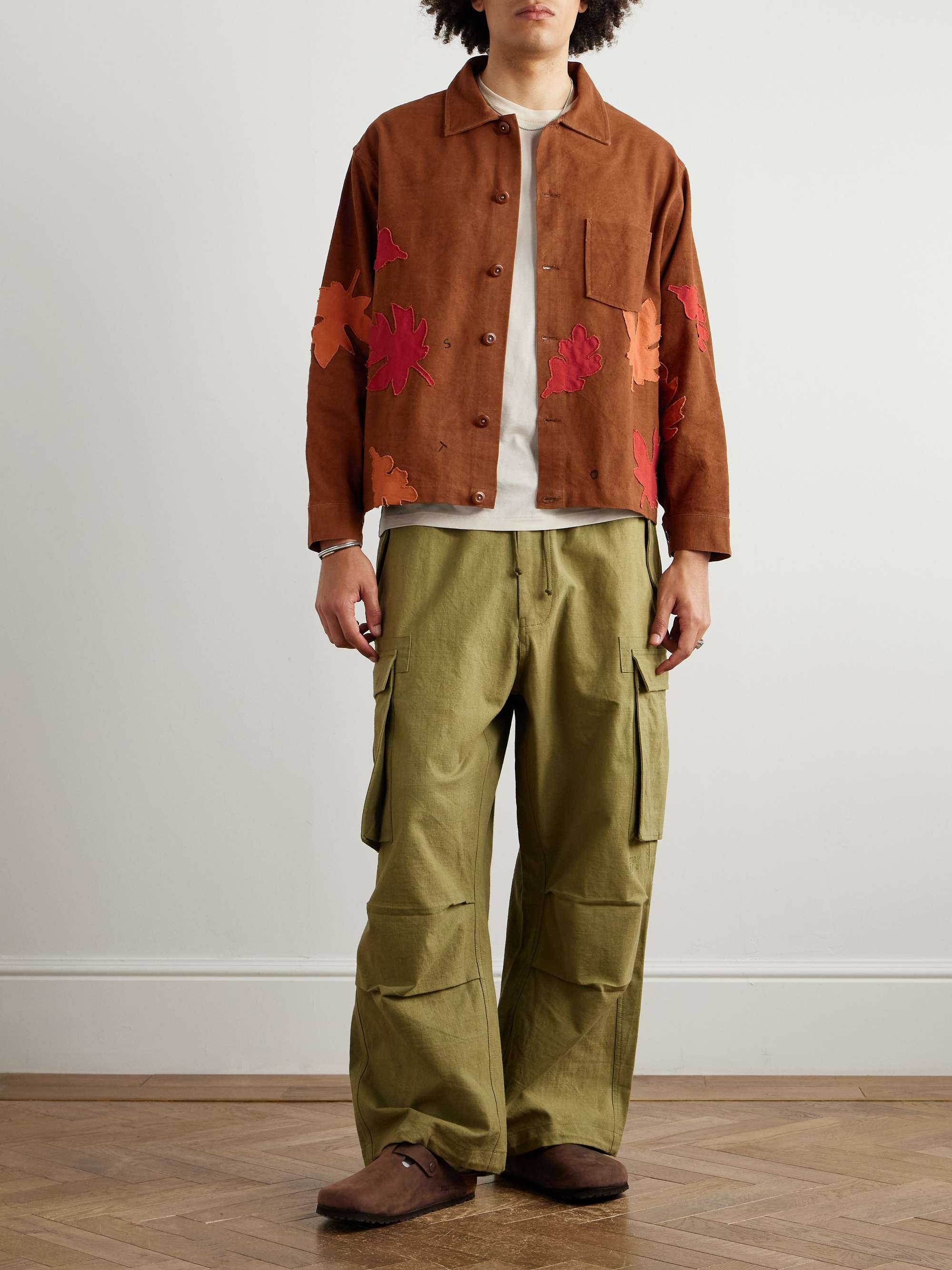 Second Autumn Appliquéd Organic Cotton Jacket view