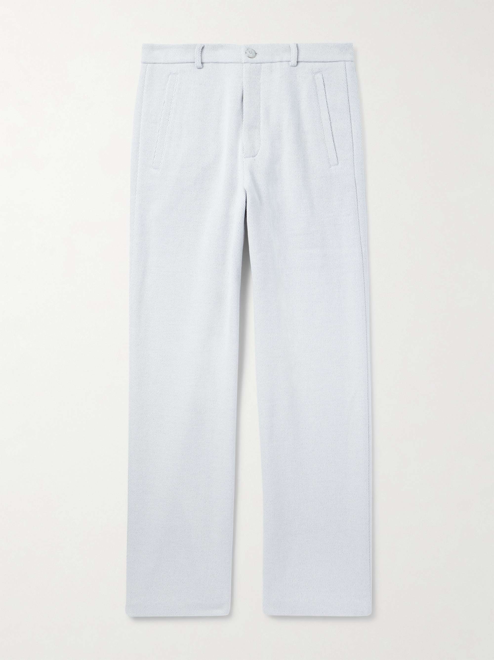 Explorer Straight-Leg Cashmere and Cotton-Blend Twill Trousers view