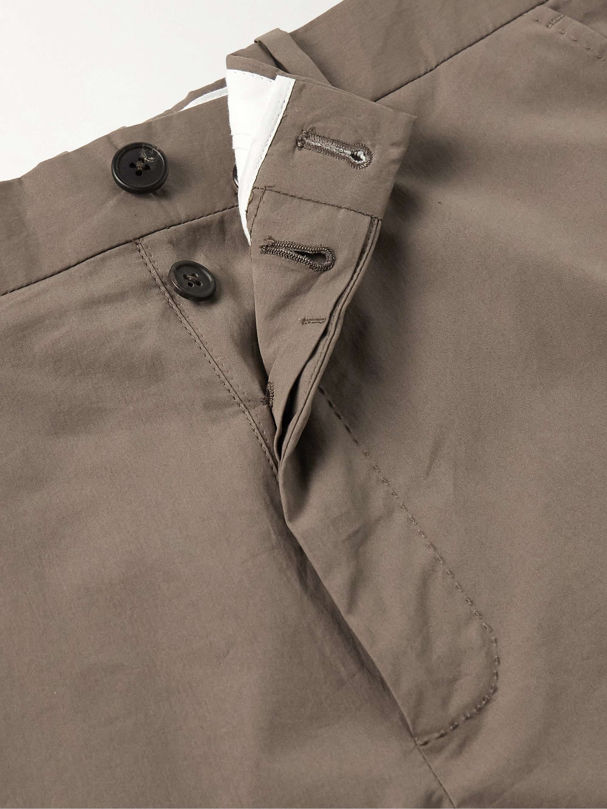 Lerio Straight-Leg Cotton-Poplin Trousers view