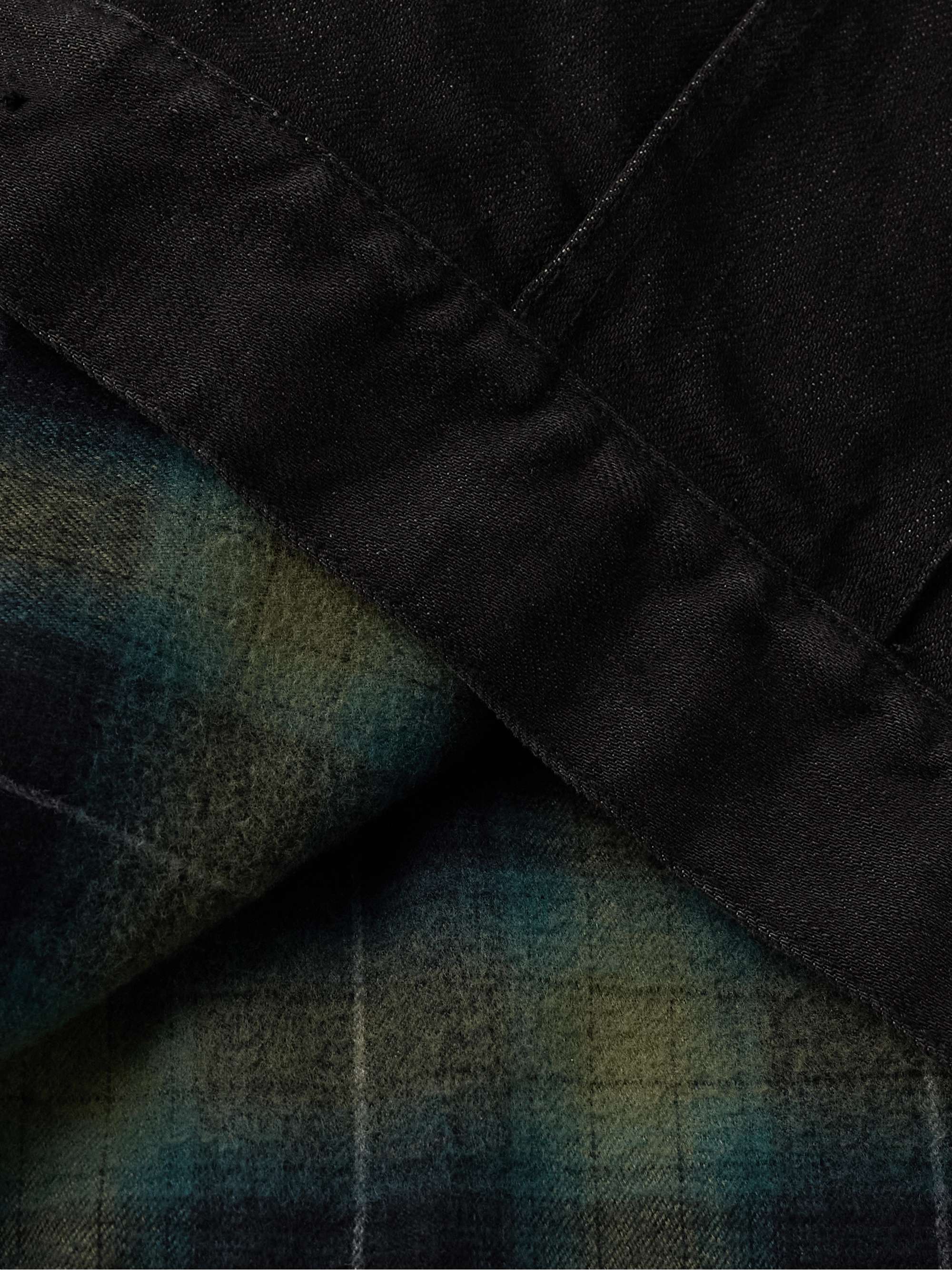 Joret Corduroy-Trimmed Denim Jacket view