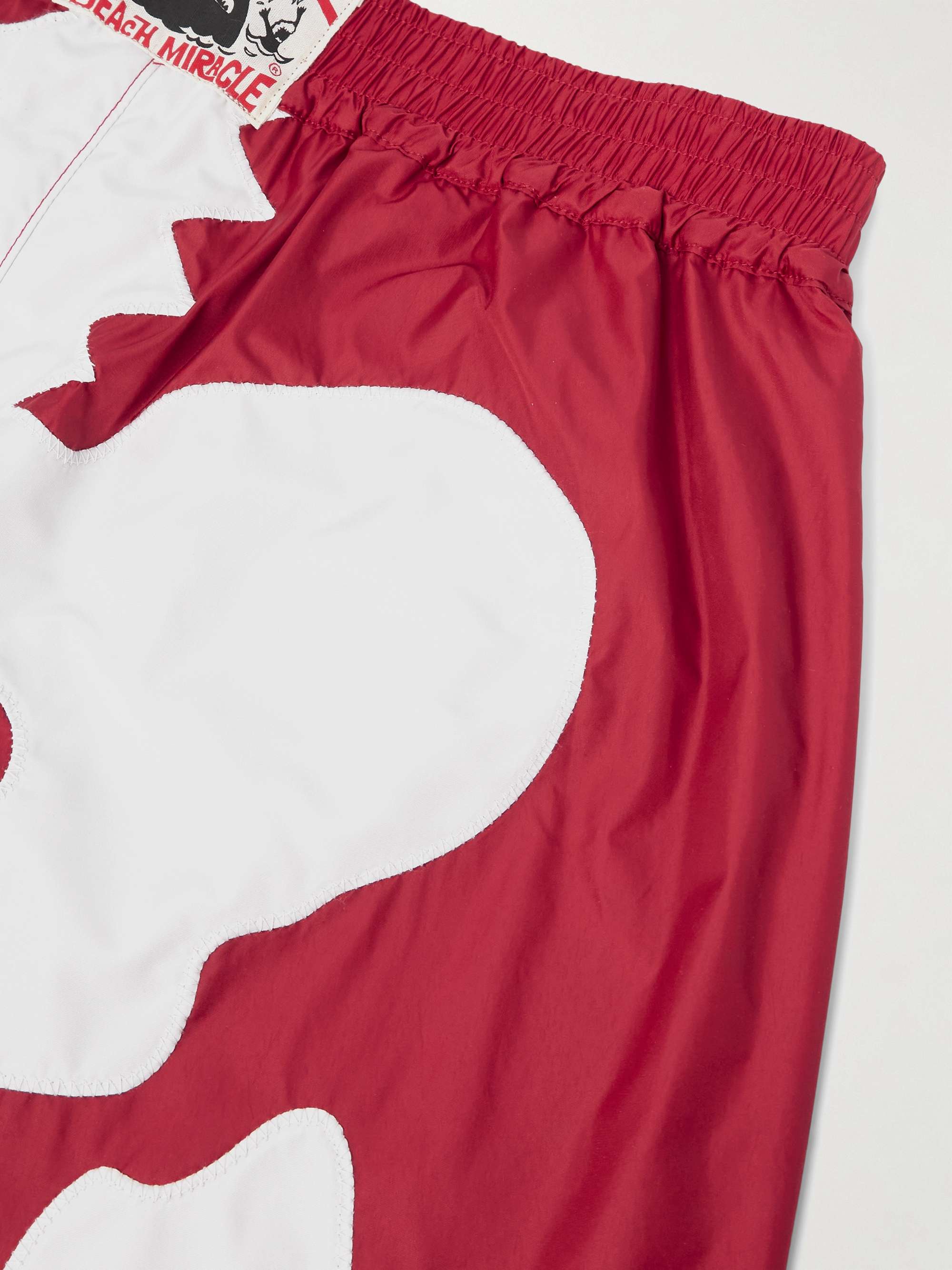 Straight-Leg Long-Length Panelled Swim Shorts view