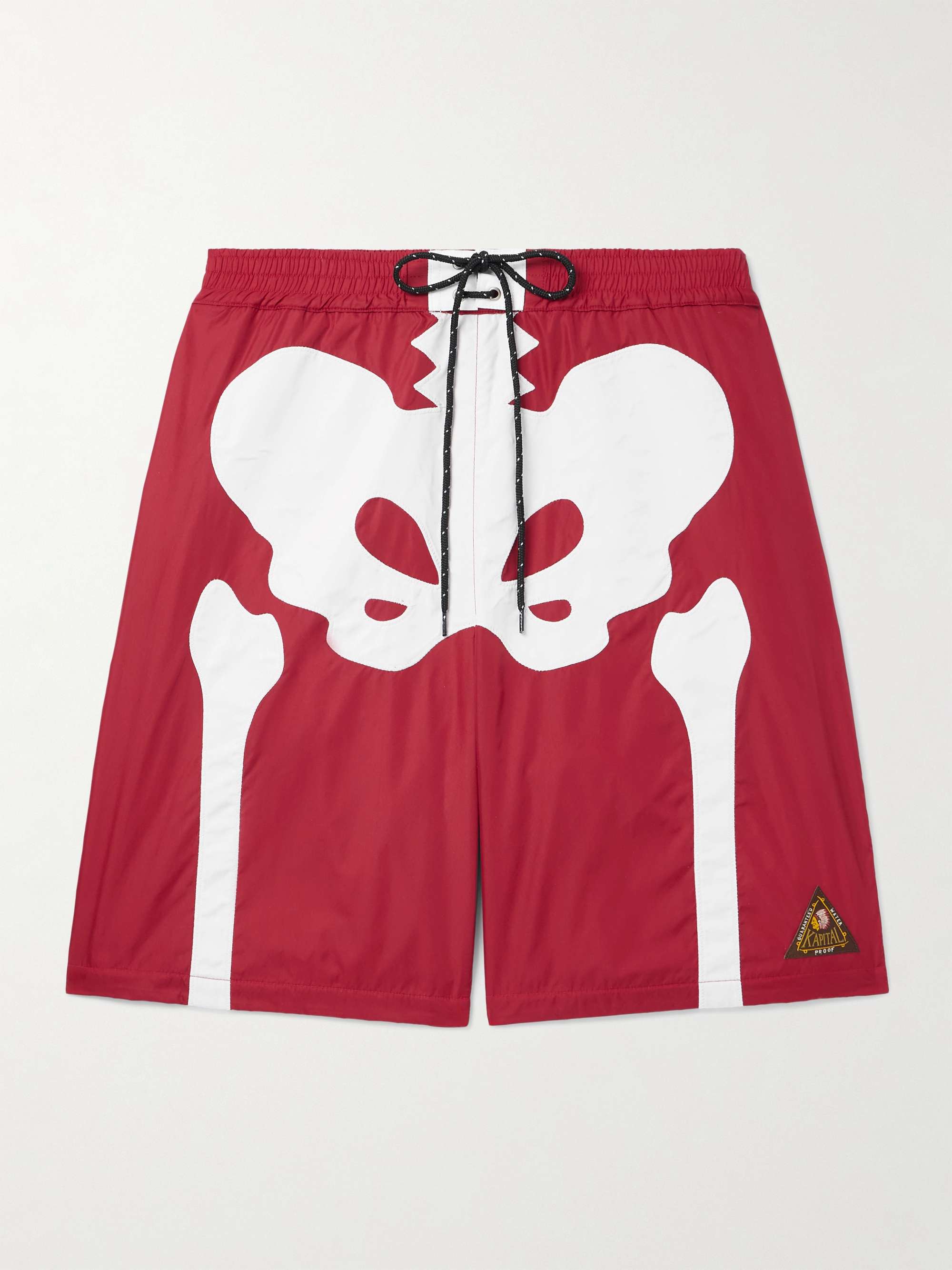 Straight-Leg Long-Length Panelled Swim Shorts view