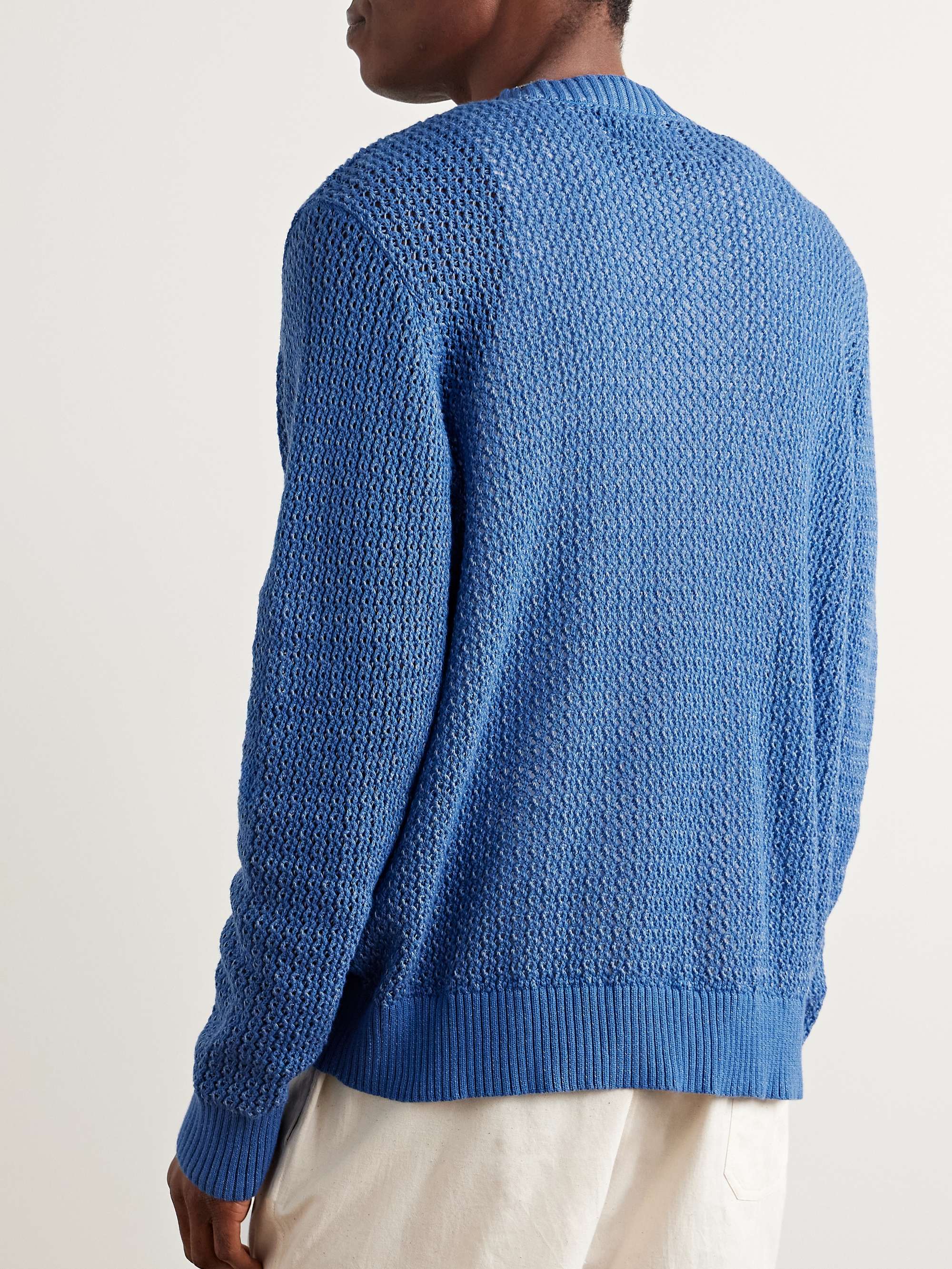Open-Knit Pima Cotton Sweater view