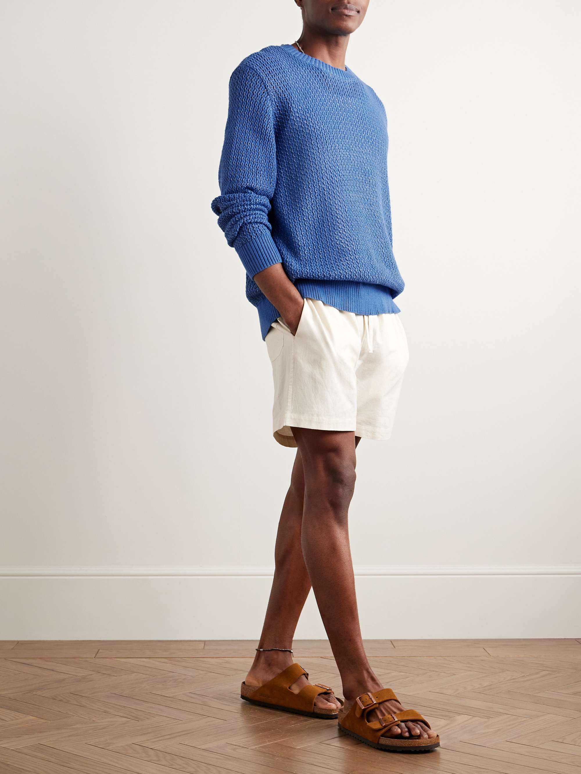Open-Knit Pima Cotton Sweater view