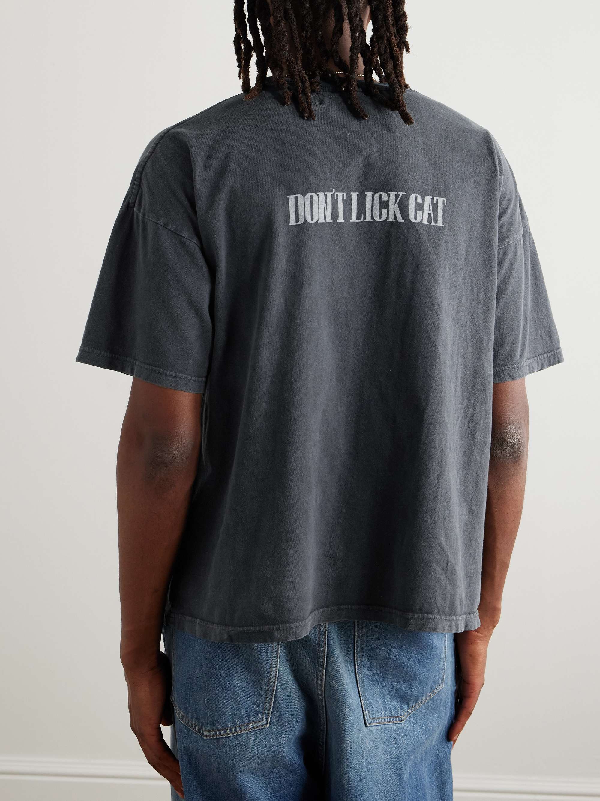 Chef Cat Printed Cotton-Jersey T-Shirt view