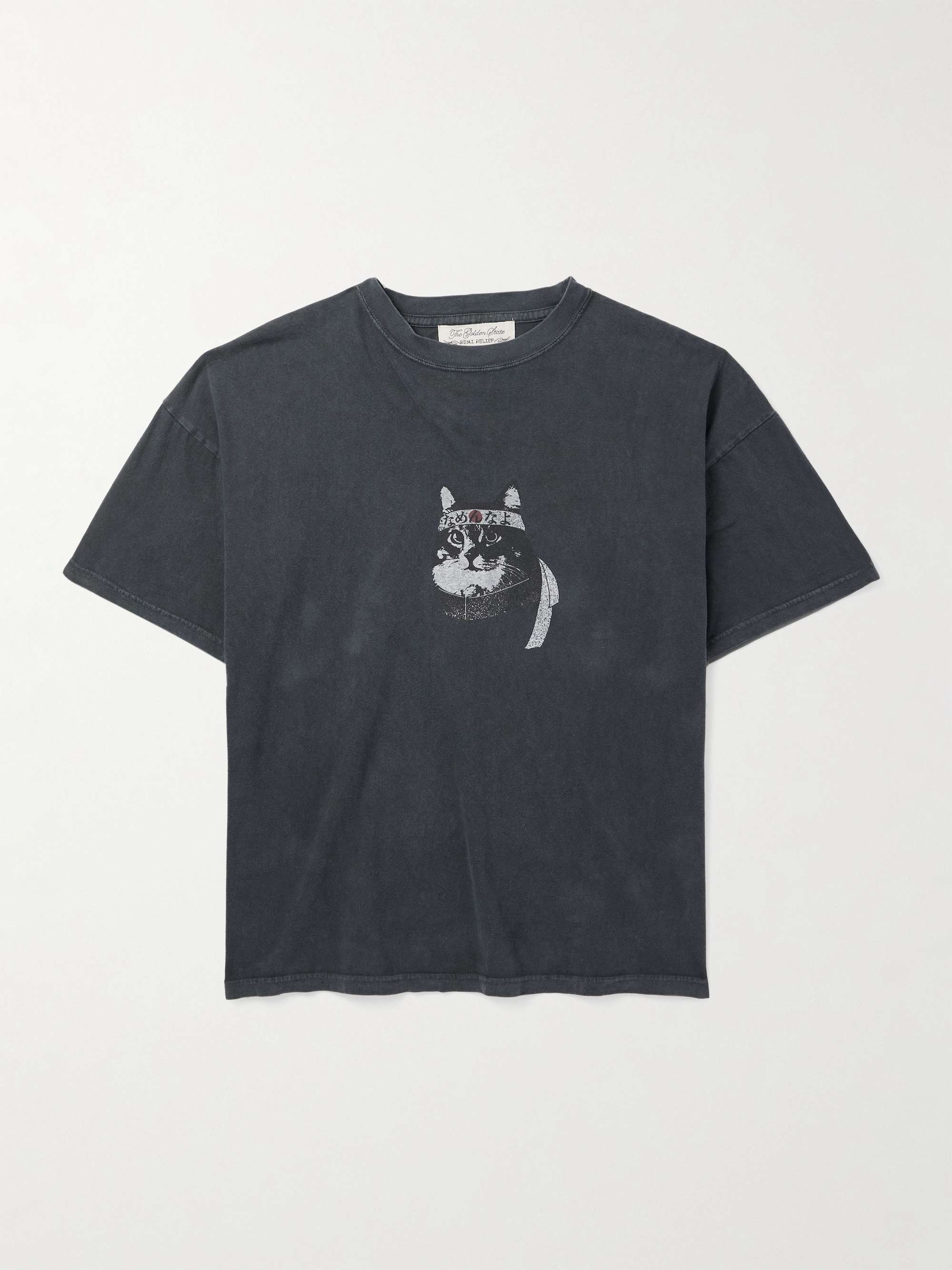 Chef Cat Printed Cotton-Jersey T-Shirt view