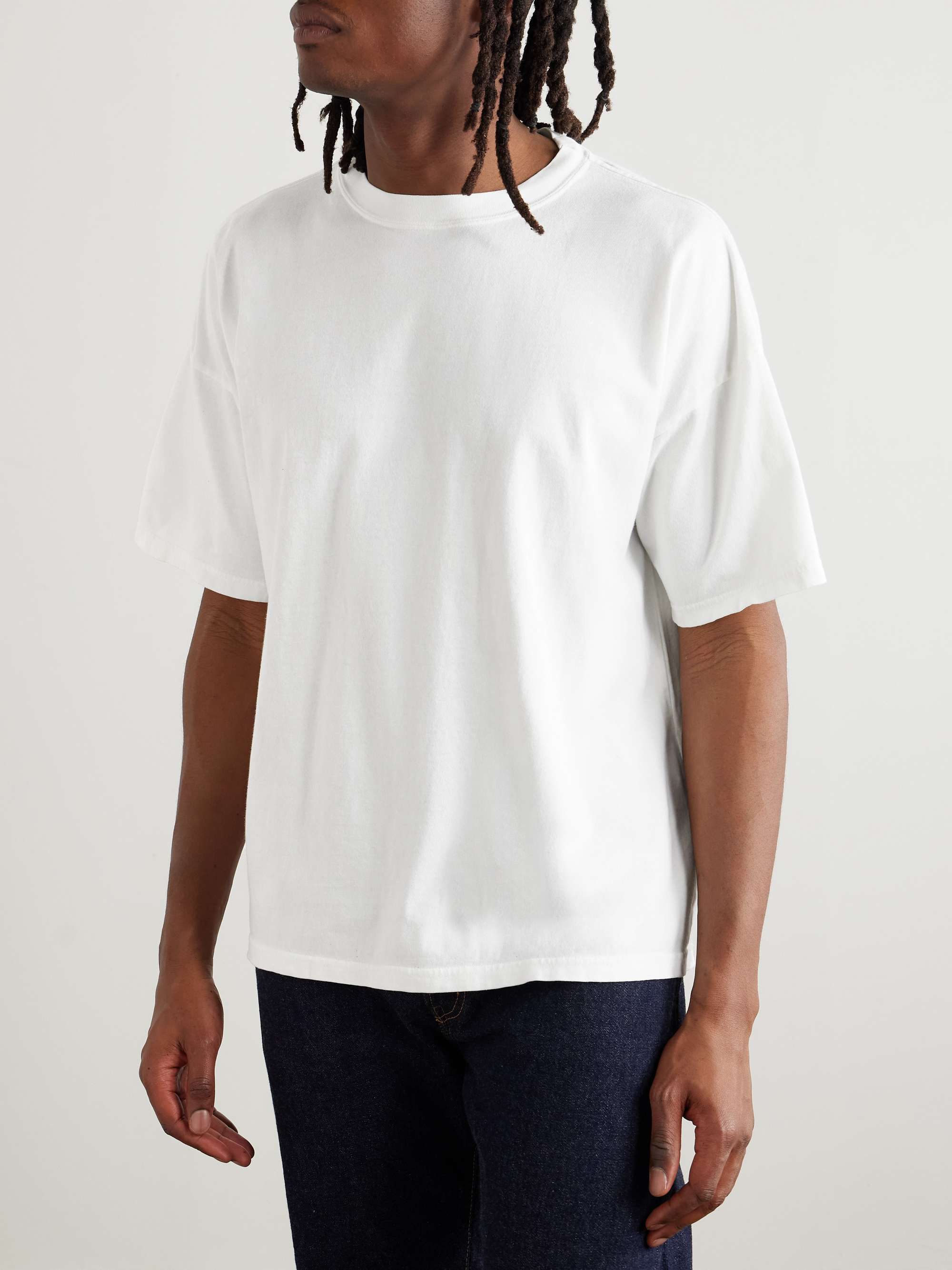 Belts Printed Cotton-Jersey T-Shirt view