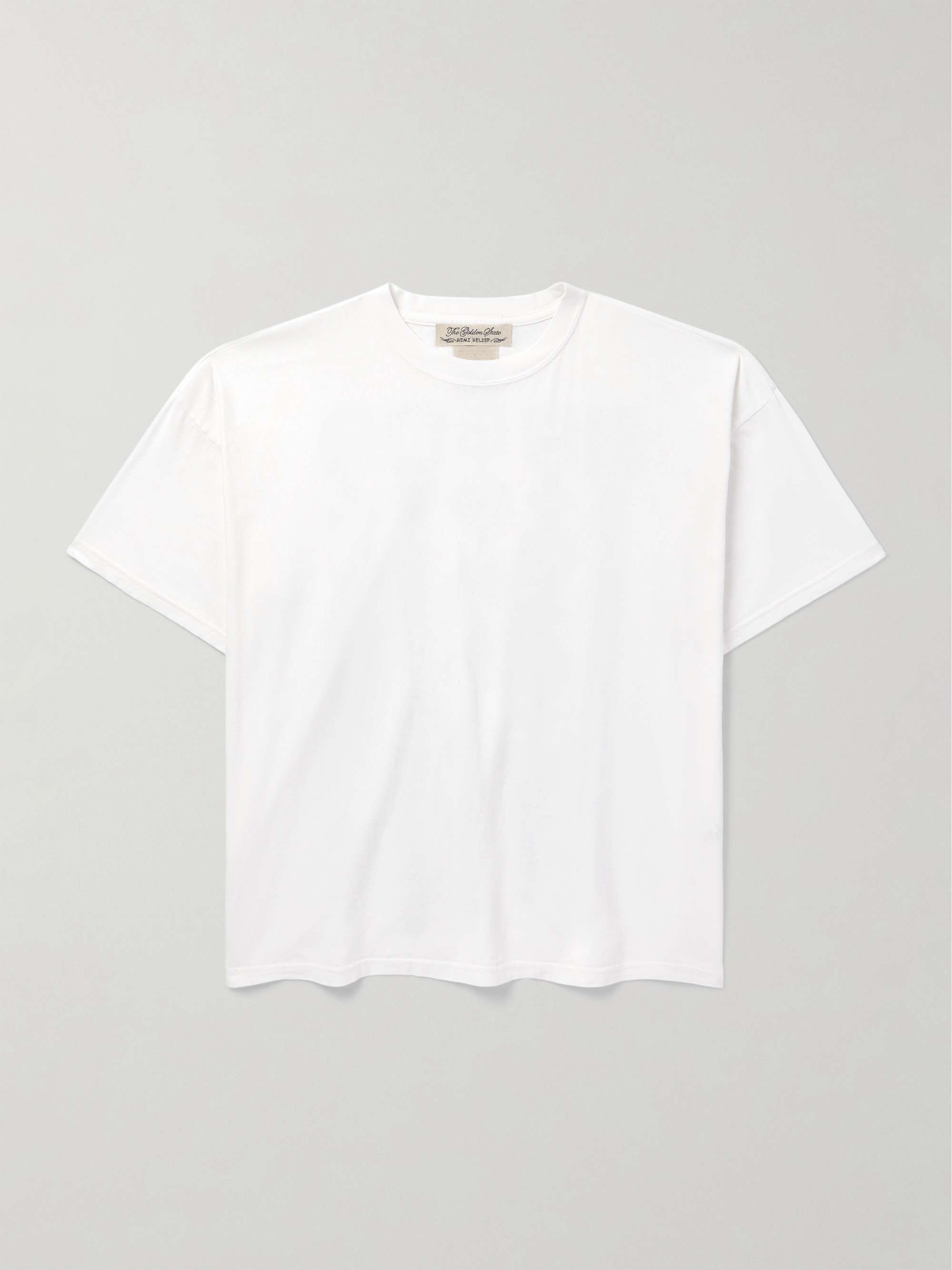 Belts Printed Cotton-Jersey T-Shirt view