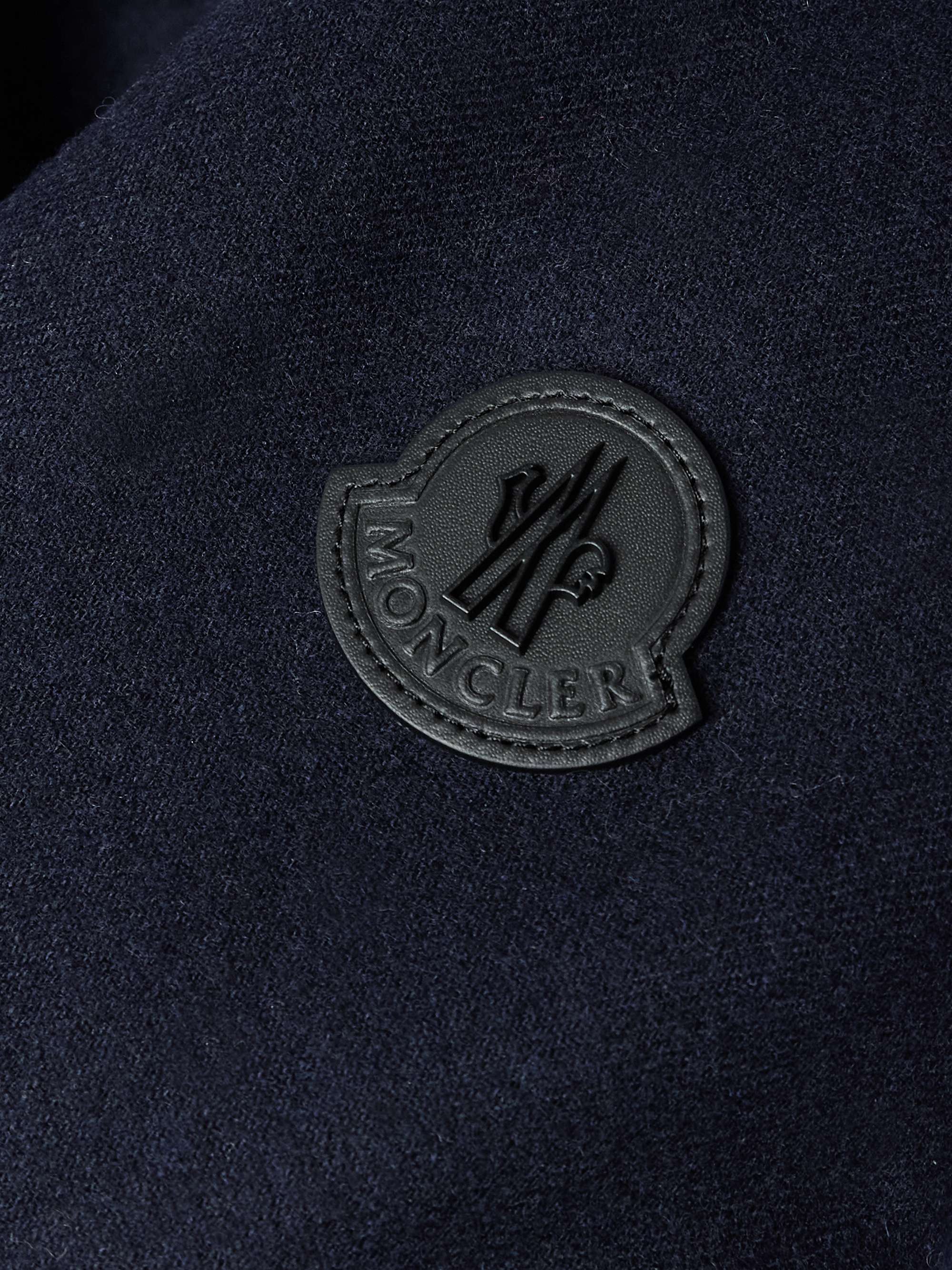 Padded Felt Down Bomber Jacket view
