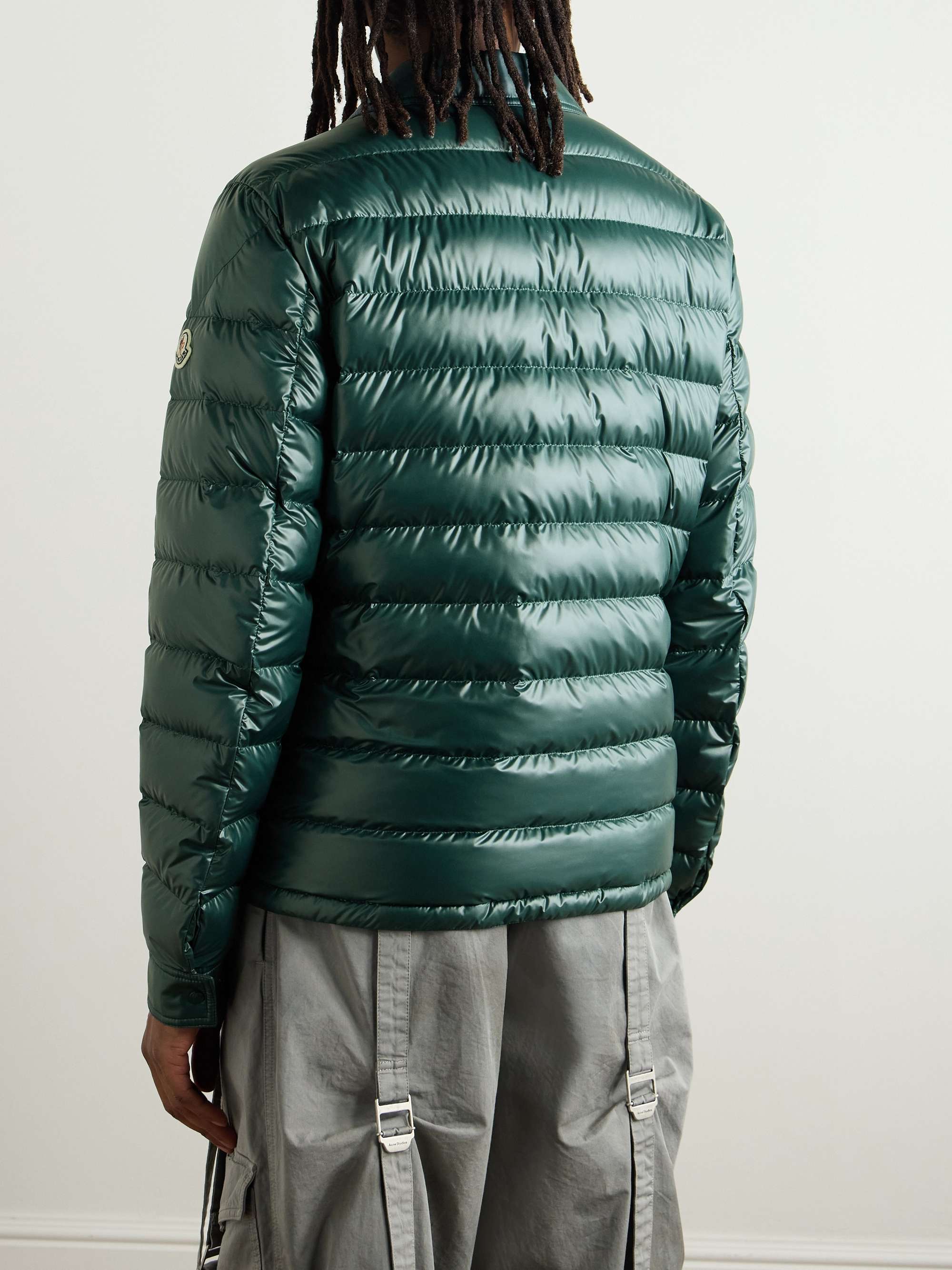 Chambly Logo-Appliquéd Quilted Shell Down Jacket view