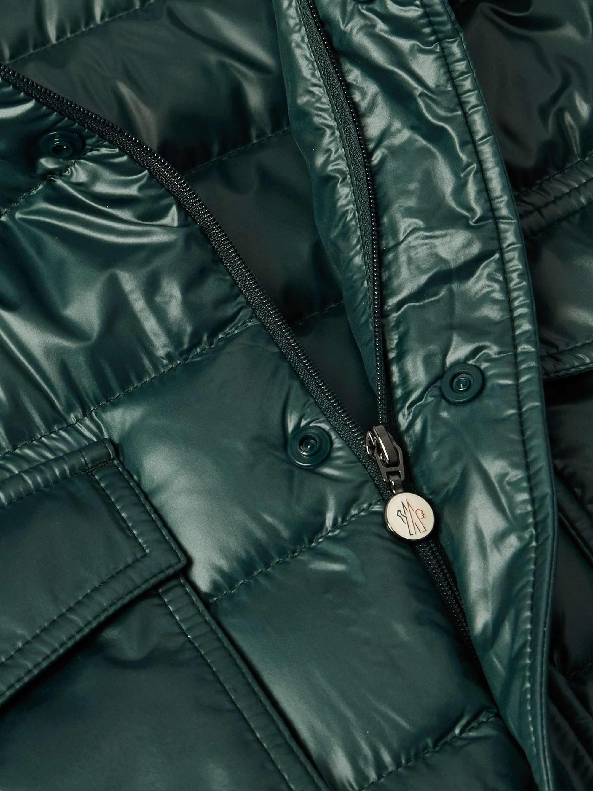 Chambly Logo-Appliquéd Quilted Shell Down Jacket view