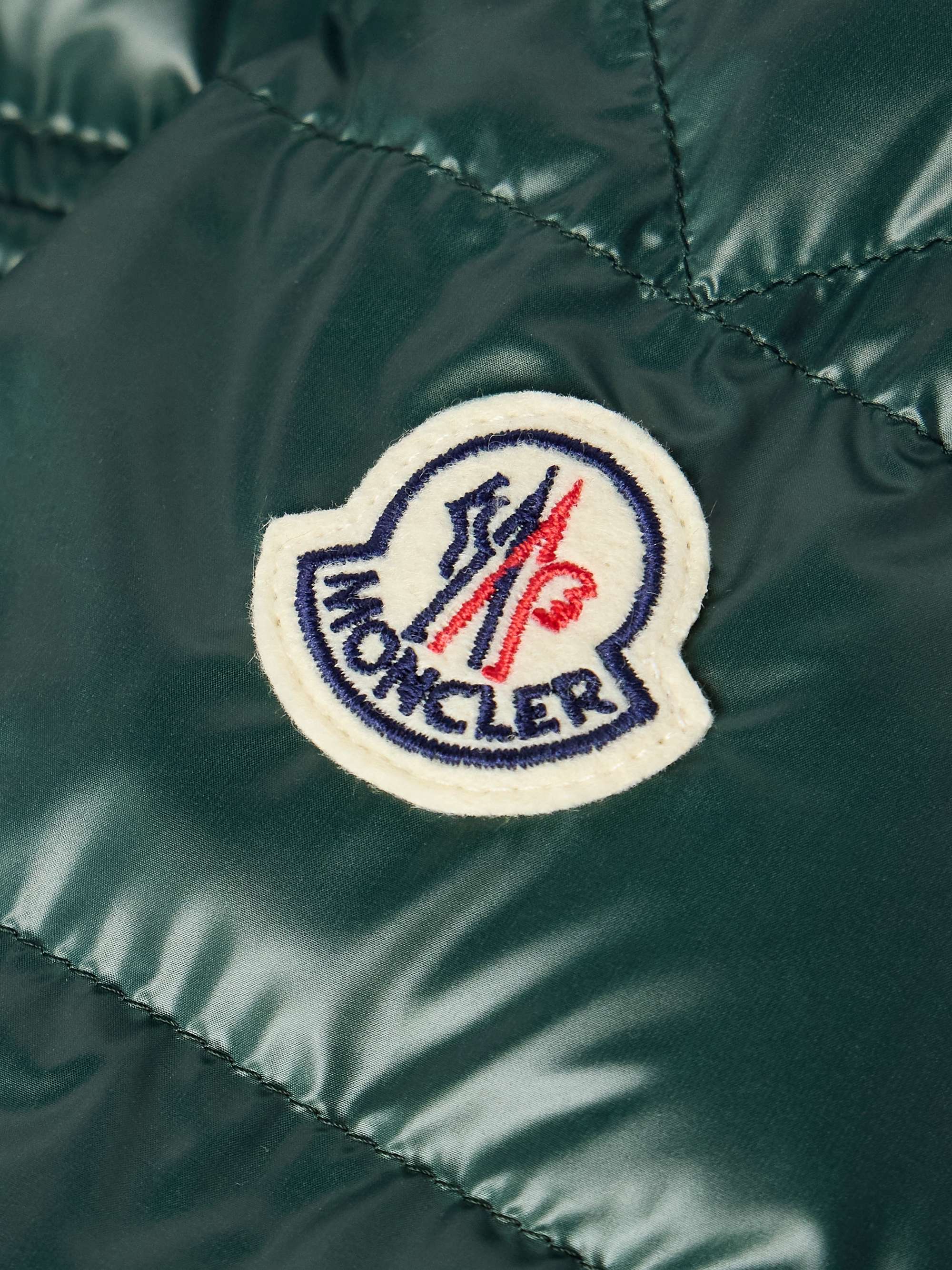 Chambly Logo-Appliquéd Quilted Shell Down Jacket view