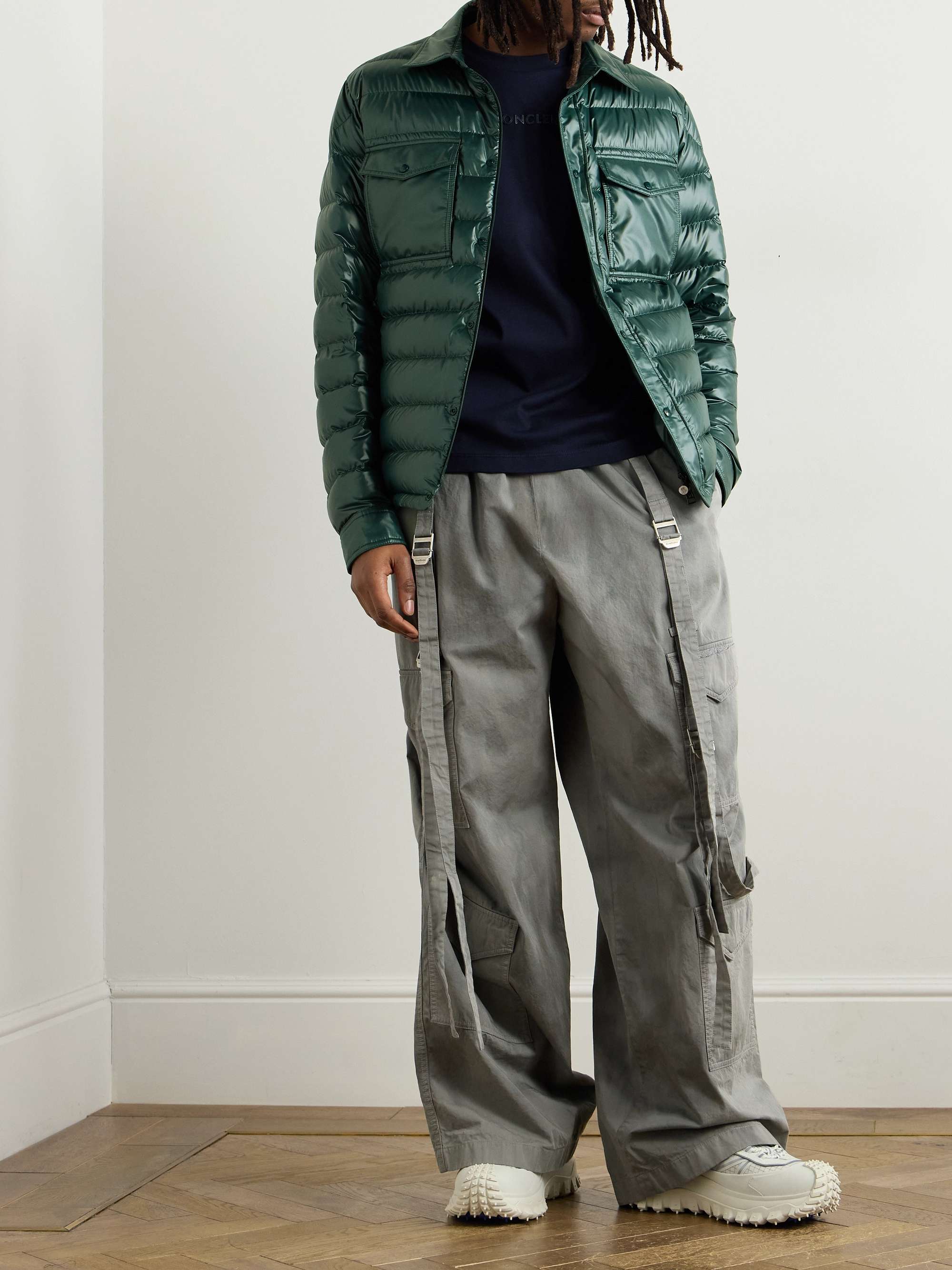 Chambly Logo-Appliquéd Quilted Shell Down Jacket view