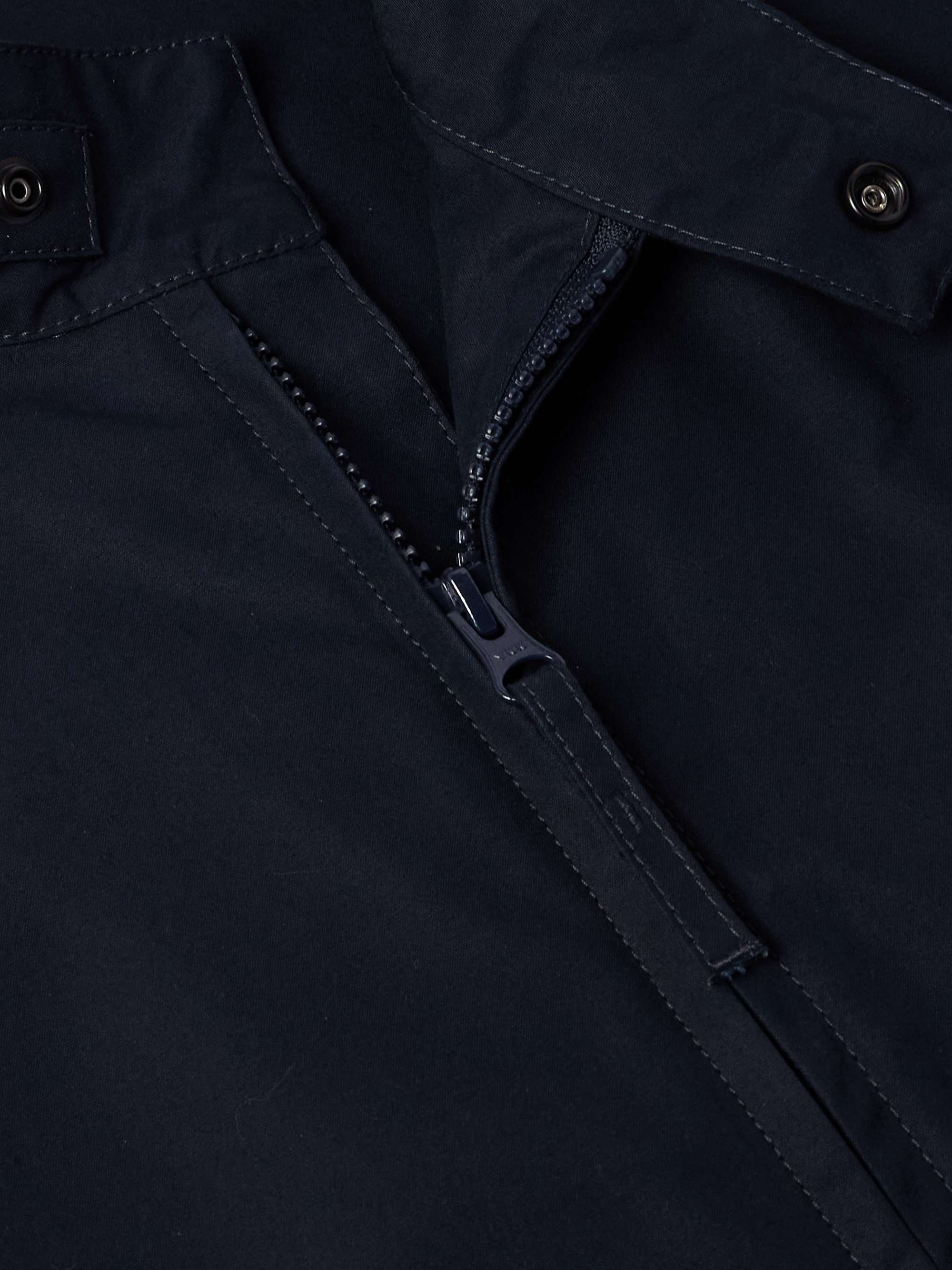 Ghost Logo-Appliquéd Organic Cotton-Canvas Bomber Jacket view