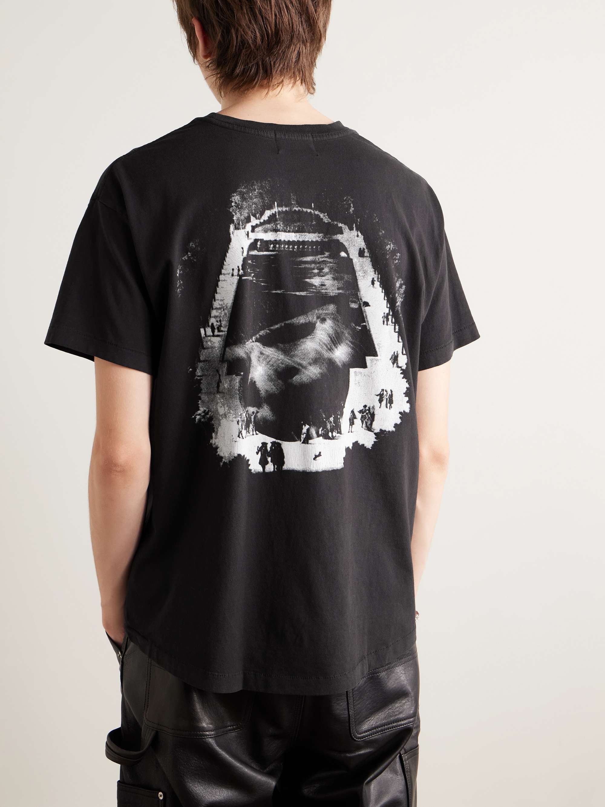 Reflection Printed Cotton-Jersey T-Shirt view