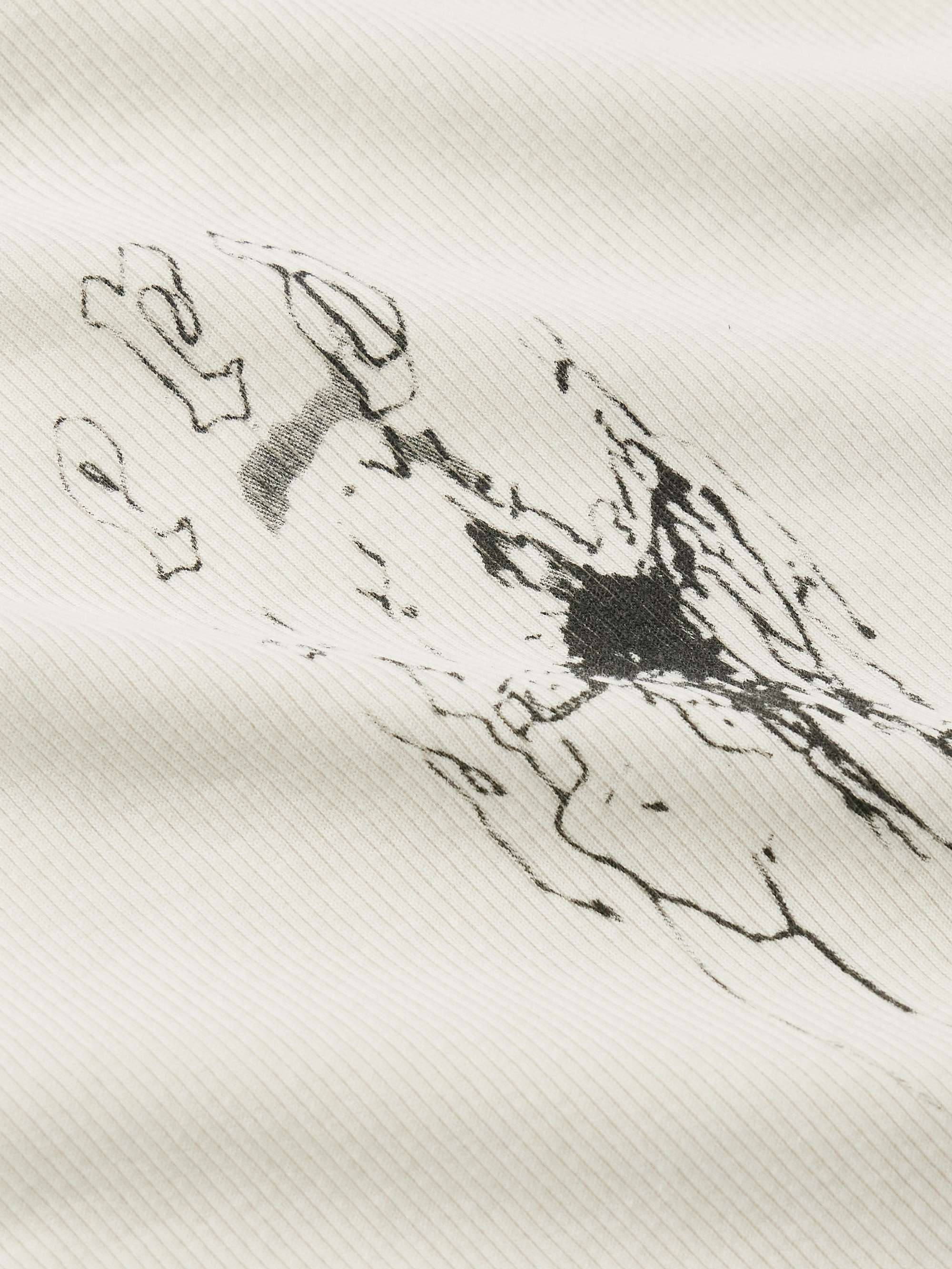 Bad Professor Logo-Print Ribbed Cotton Tank Top view