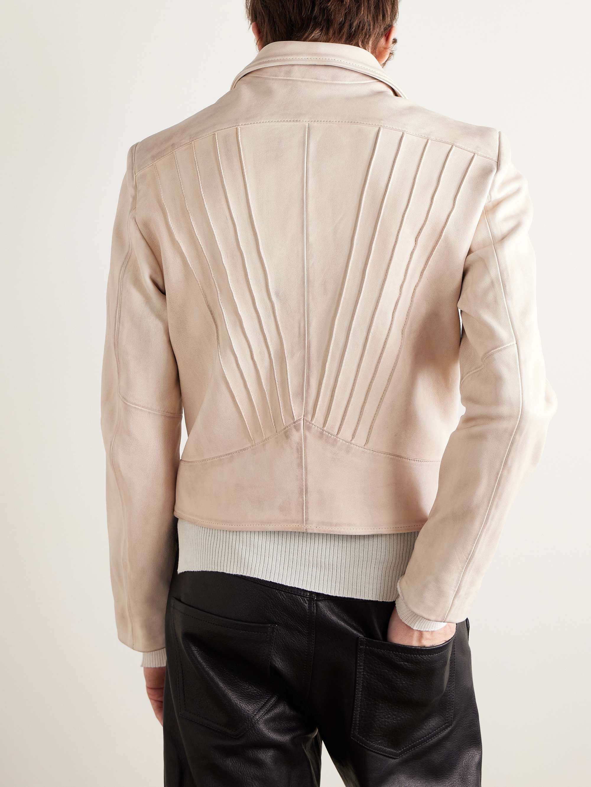 Violator Slim-Fit Distressed Leather Jacket view