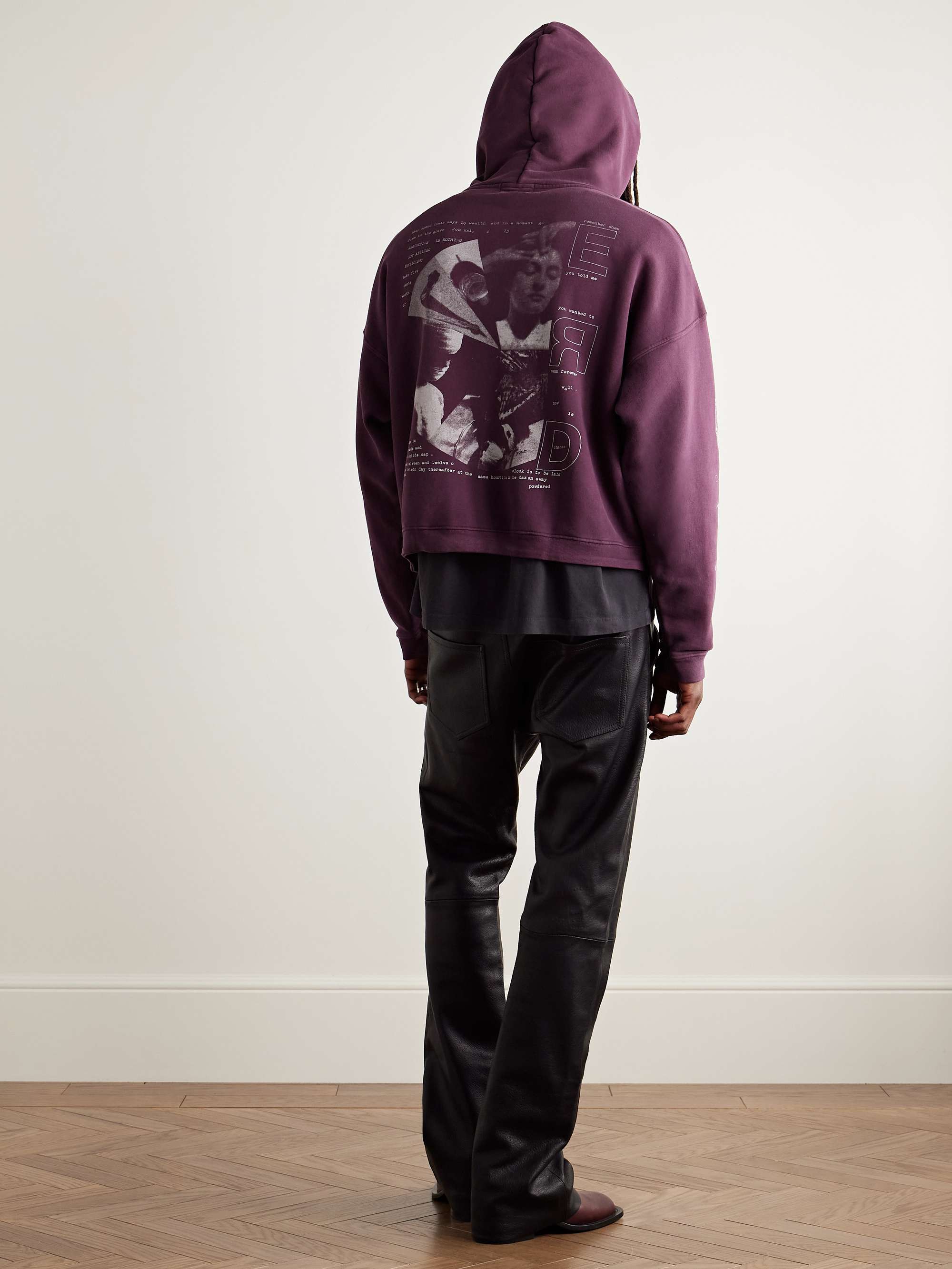 Remember When Printed Cotton-Jersey Hoodie view