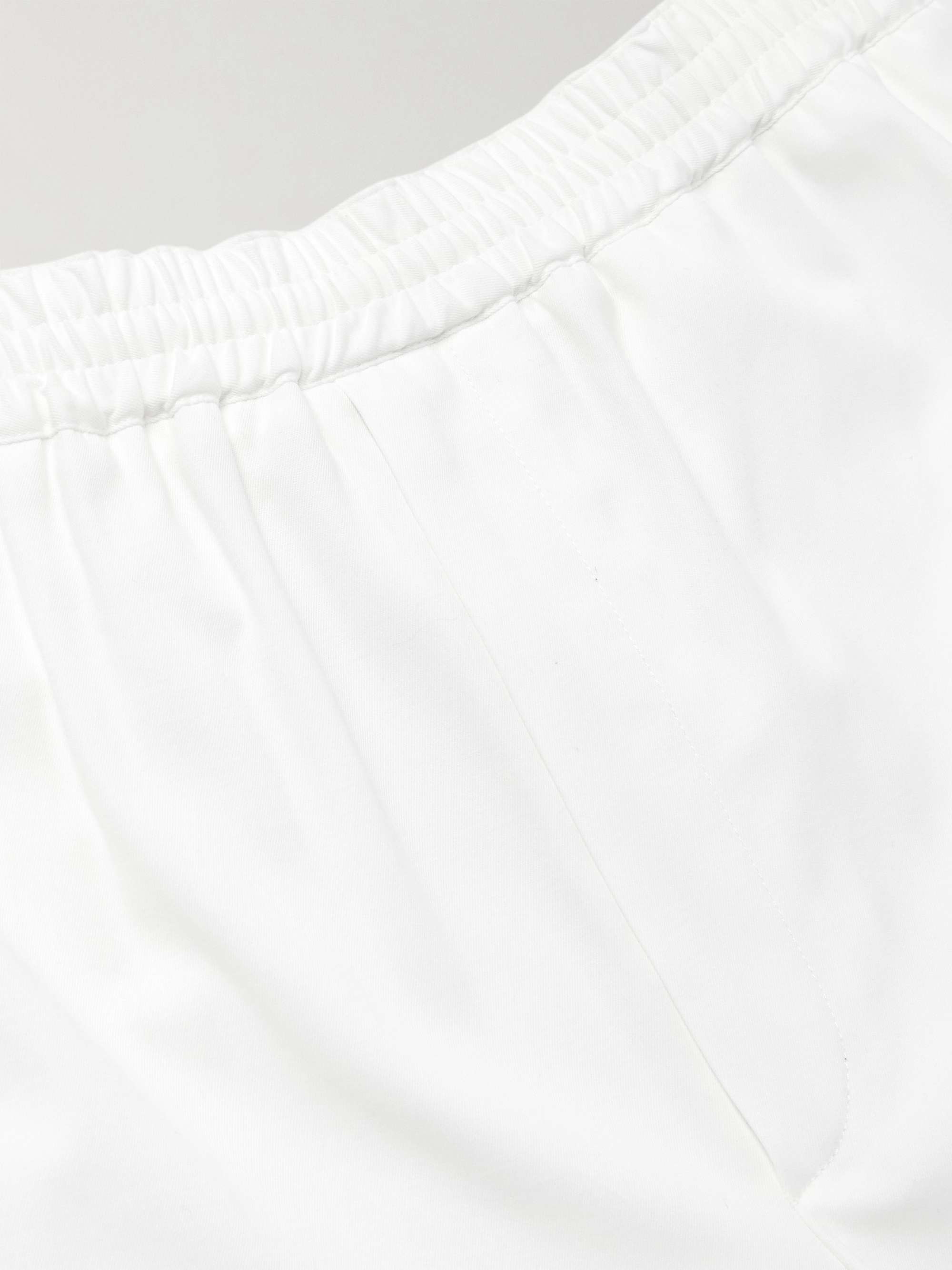 Jonah Wide-Leg Stretch Cotton and Cashmere-Blend Trousers view