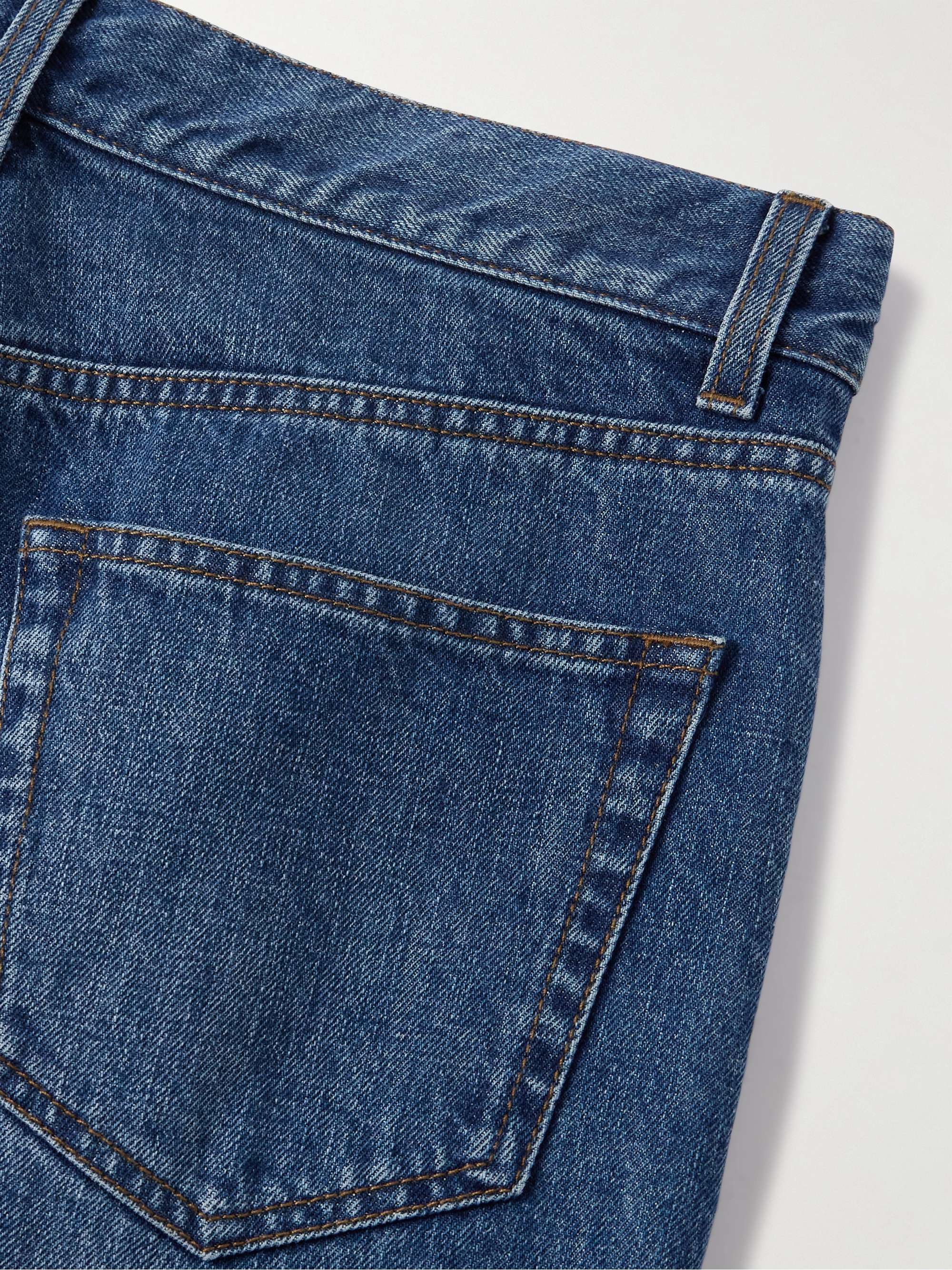 Burt Slim-Fit Straight-Leg Jeans view