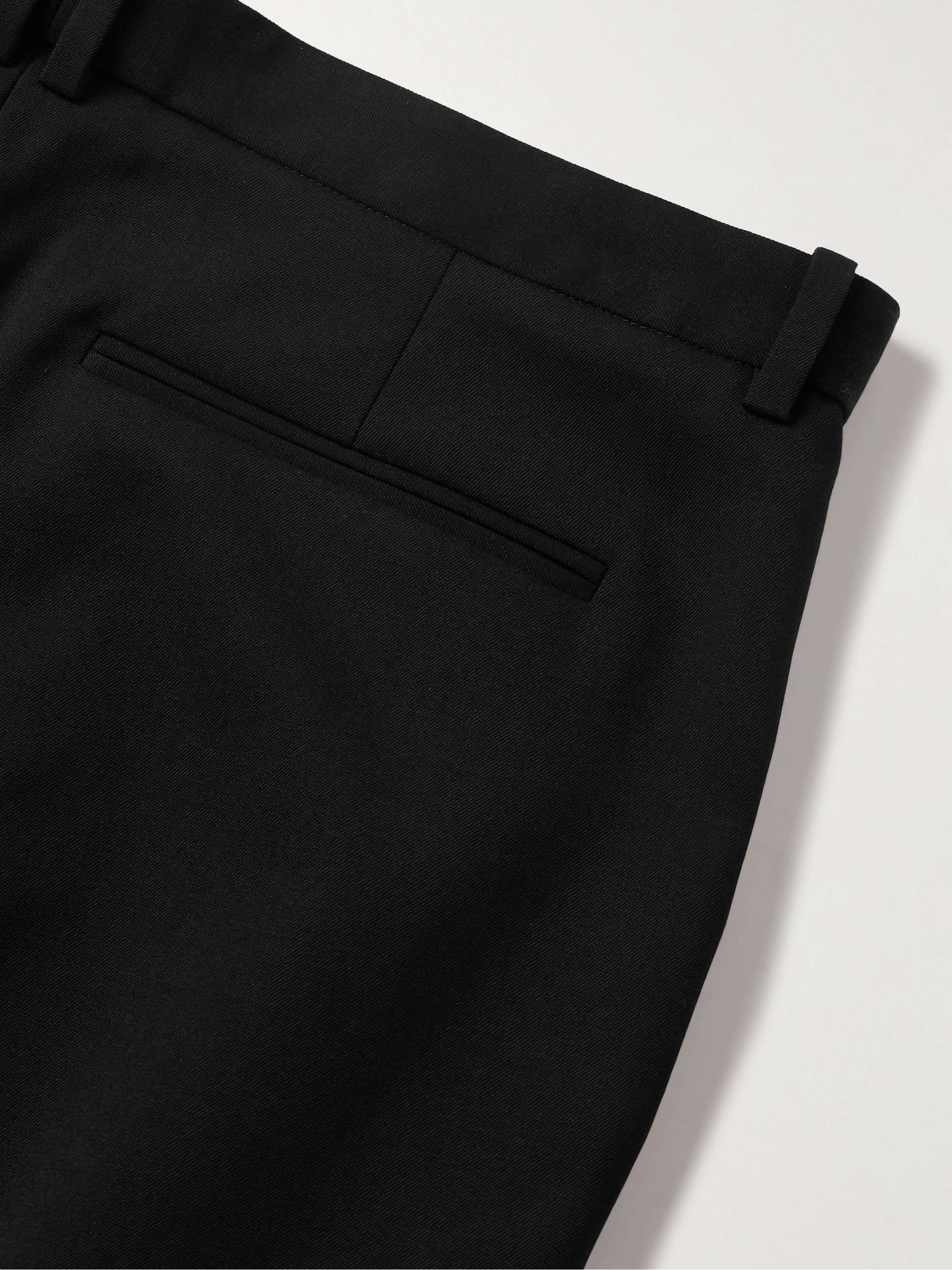 Alistaire Straight-Leg Wool-Blend Twill Trousers view