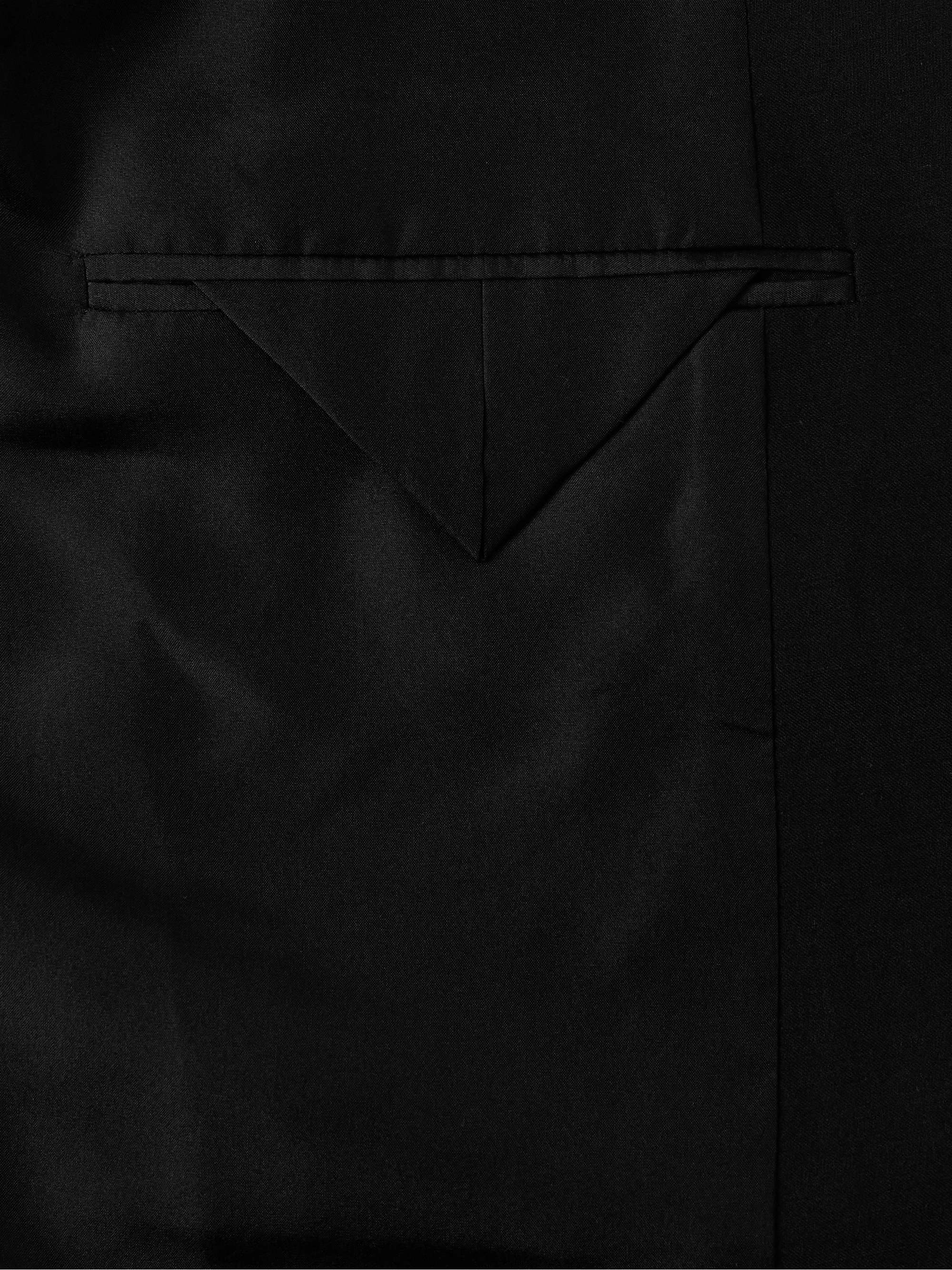 Manuel Shawl-Lapel Wool-Blend Suit Jacket view