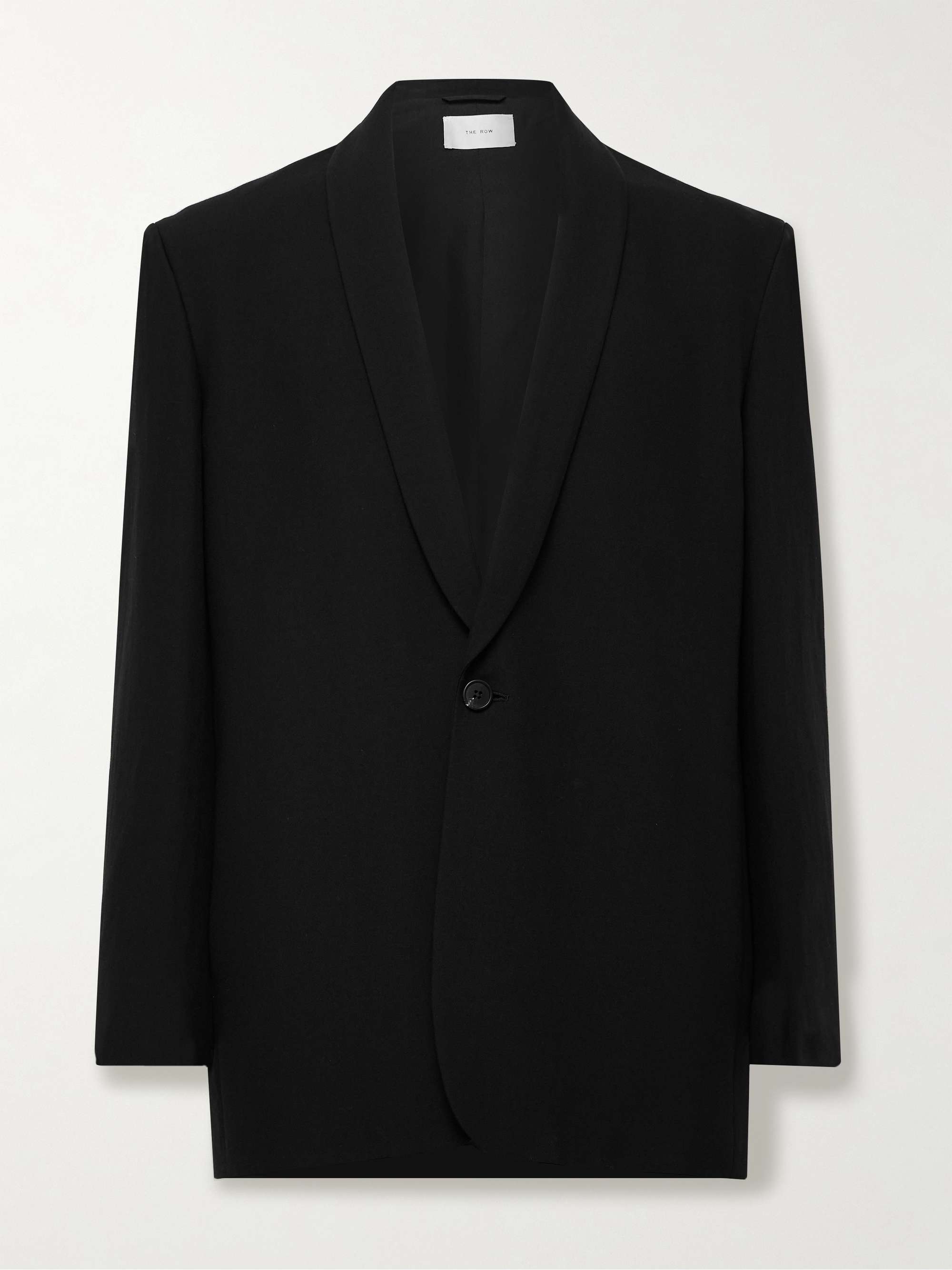 Manuel Shawl-Lapel Wool-Blend Suit Jacket view