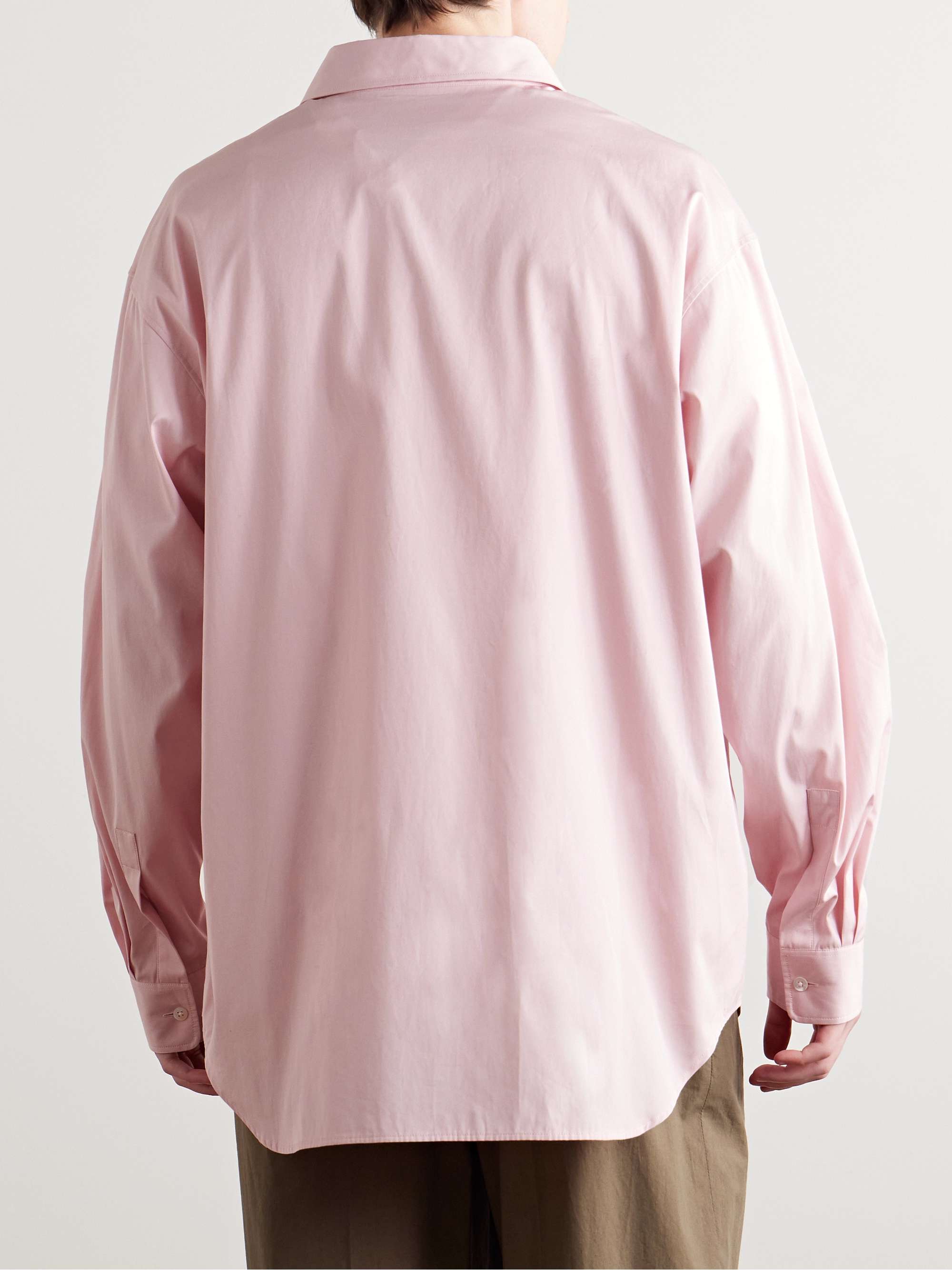 Penn Oversized Cotton-Poplin Shirt view