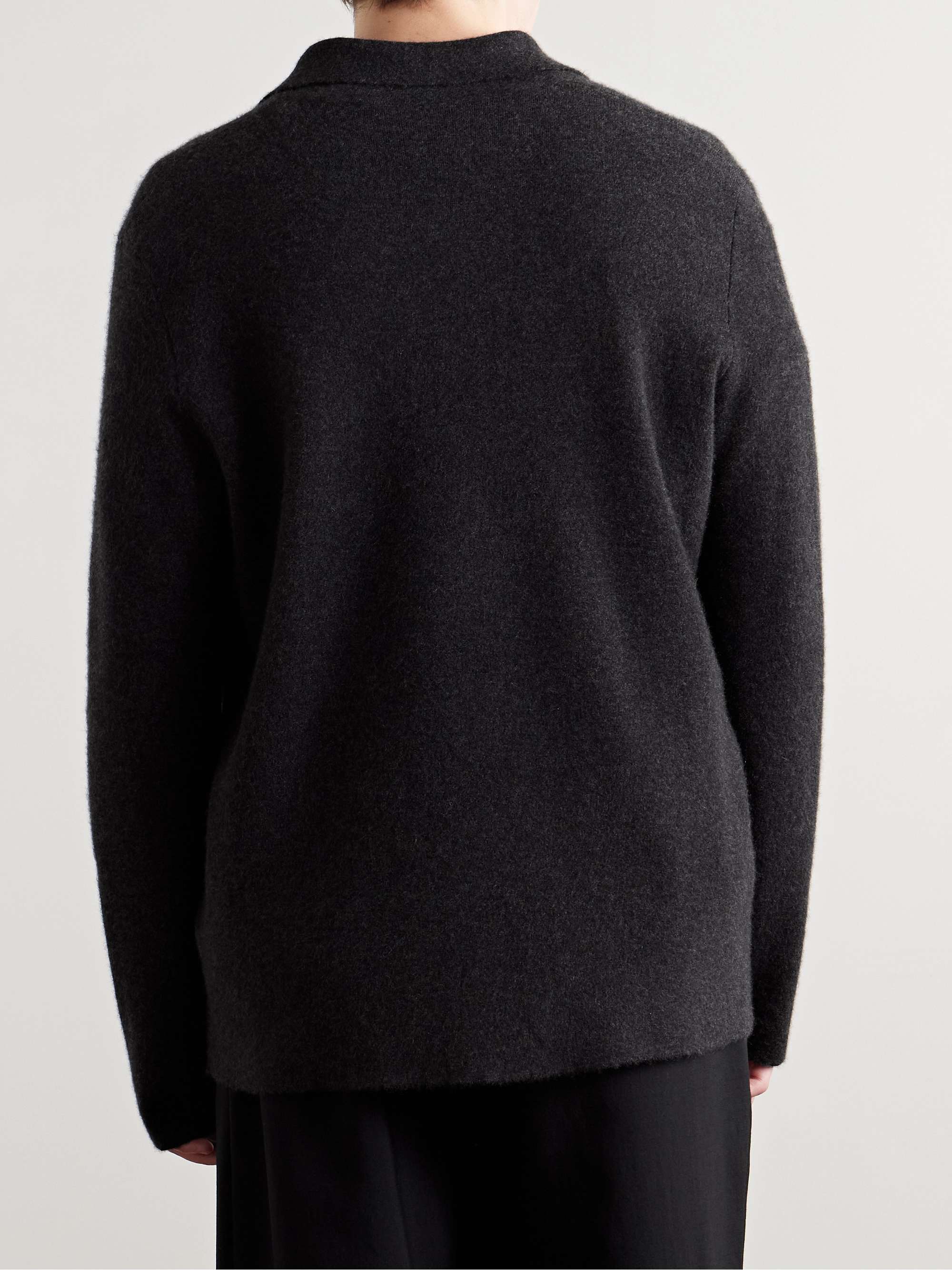 Iverson Virgin Wool and Cashmere-Blend Cardigan view
