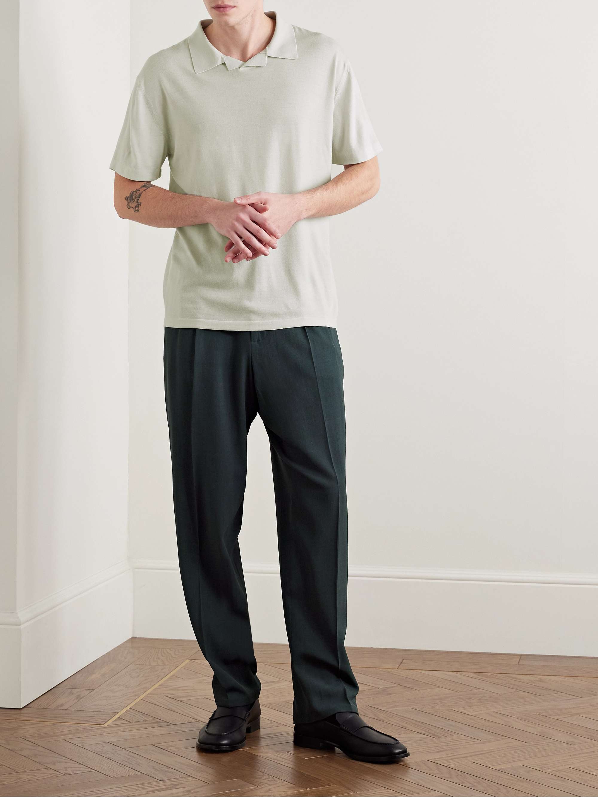 Mauro Wool Polo Shirt view