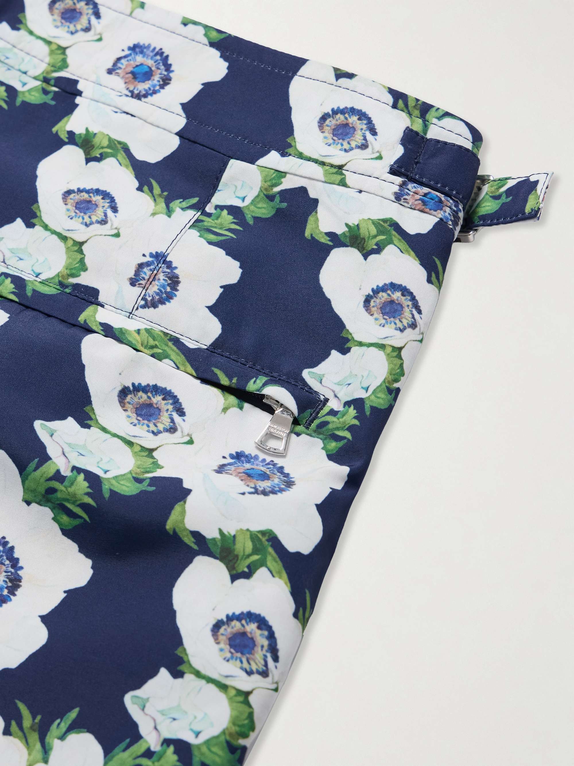 Bulldog Straight-Leg Mid-Length Floral-Print Recycled Swim Shorts view