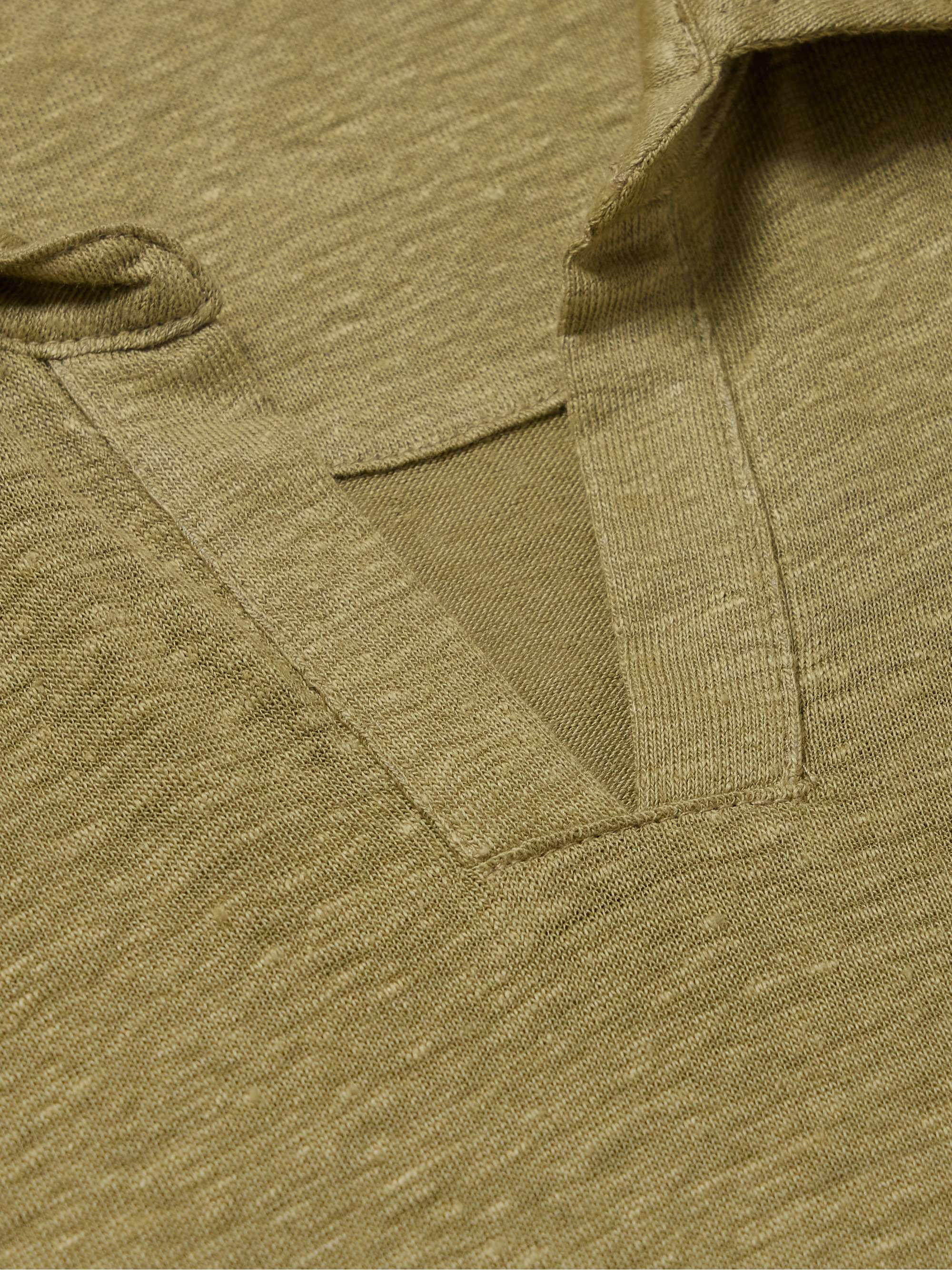 Felix Linen-Jersey Polo Shirt view