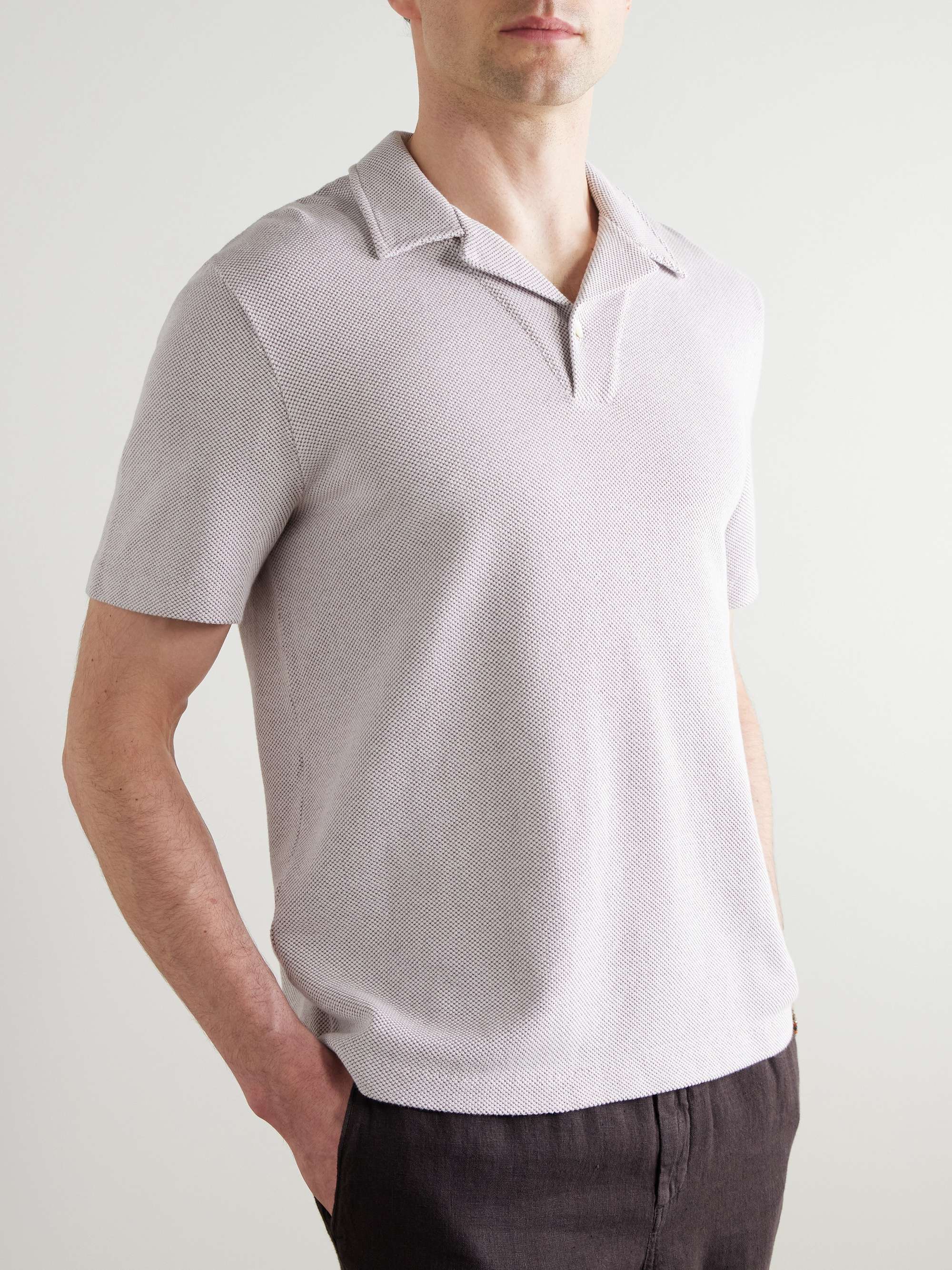 Organic Cotton-Piqué Polo Shirt view