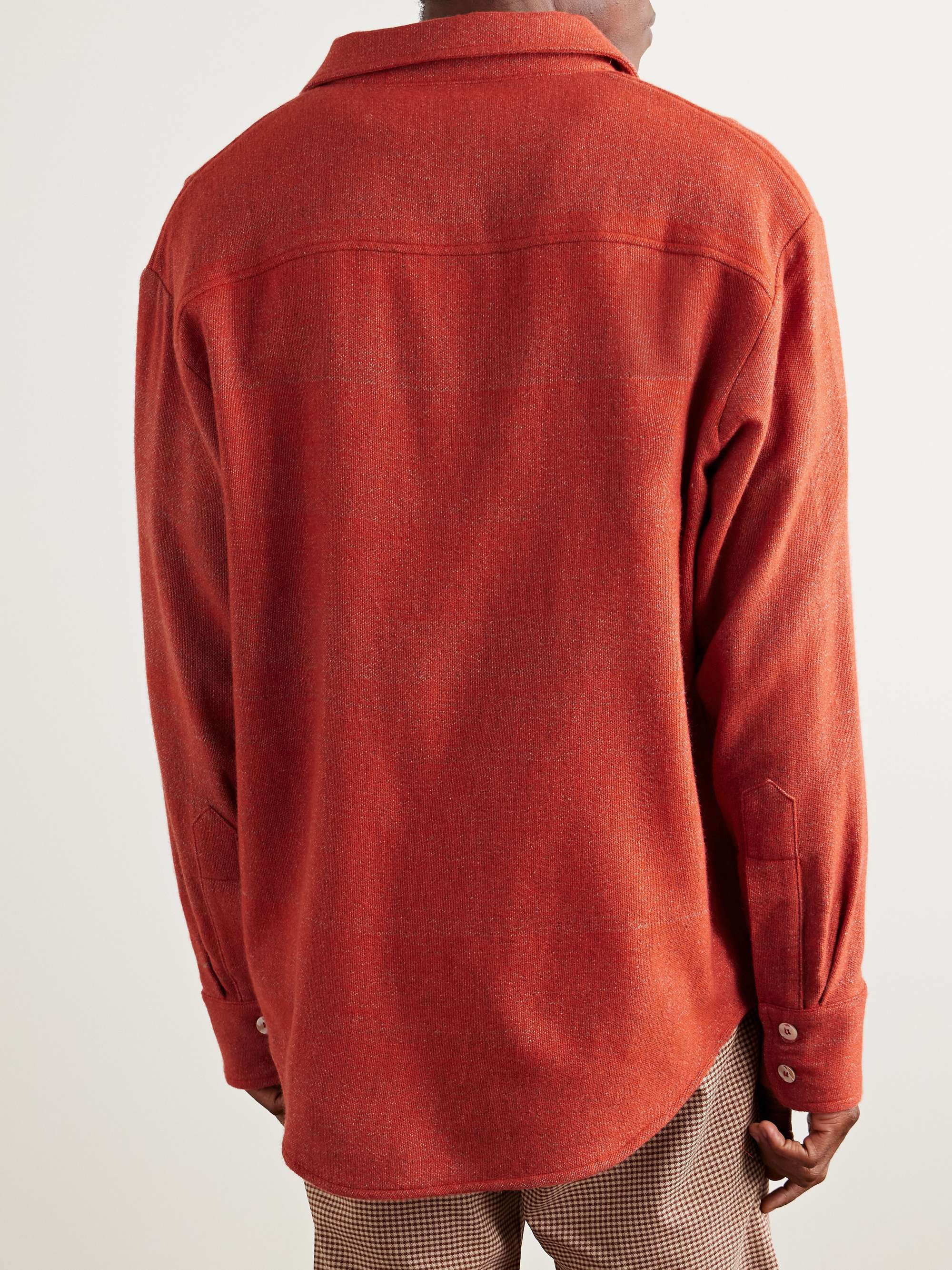 Cashmere-Jacquard Overshirt view
