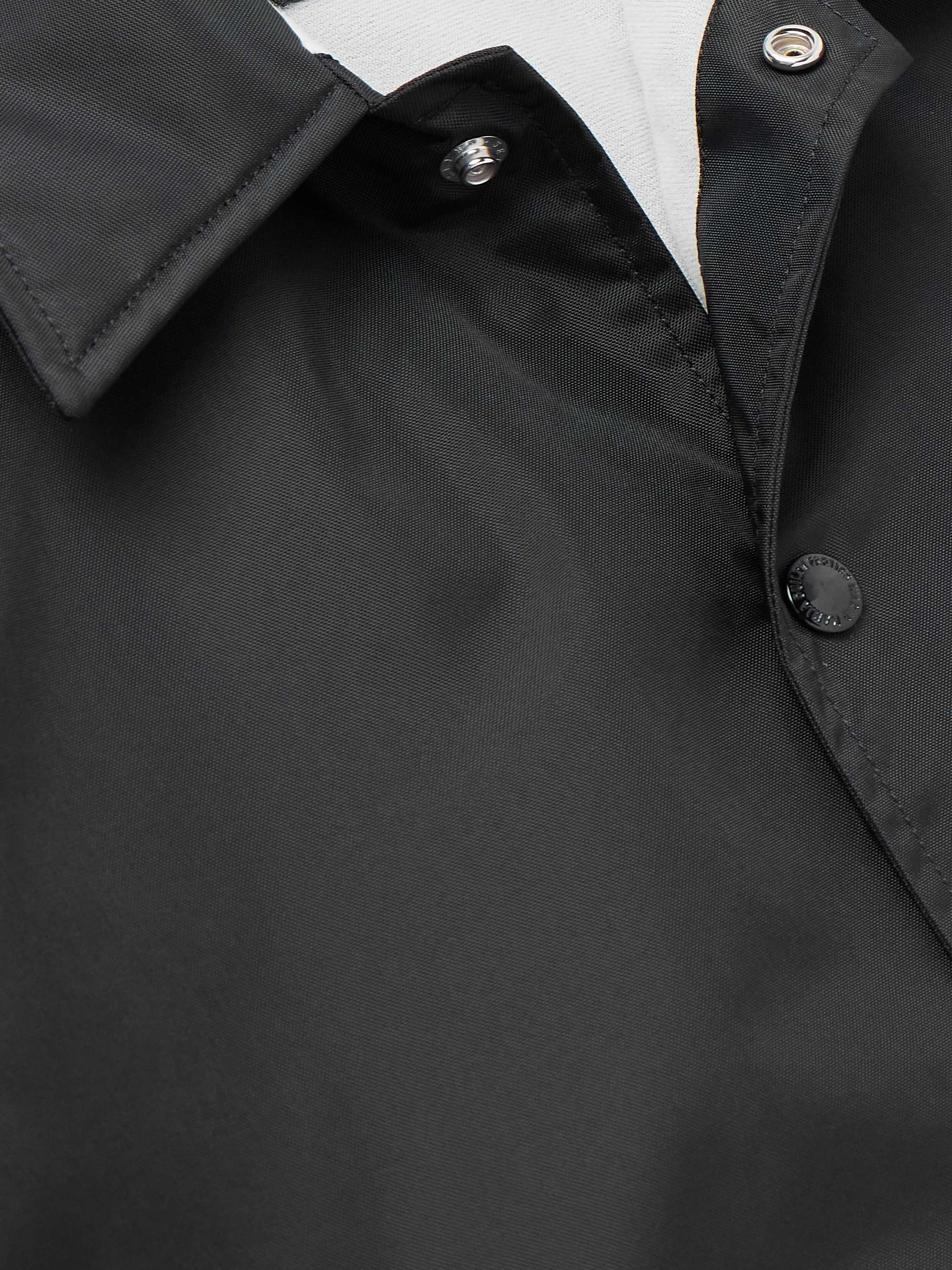 Logo-Print Nylon Coach Jacket view