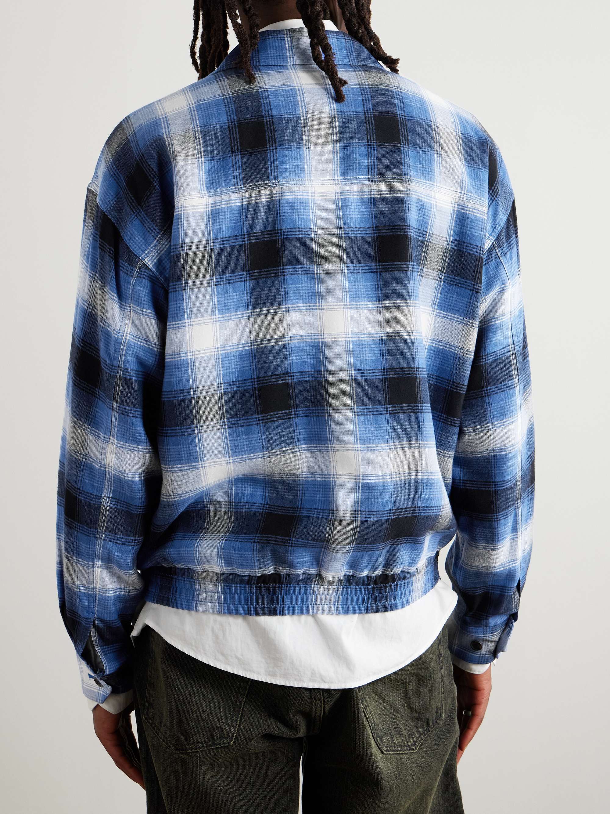 Checked Oxford Shirt Jacket view